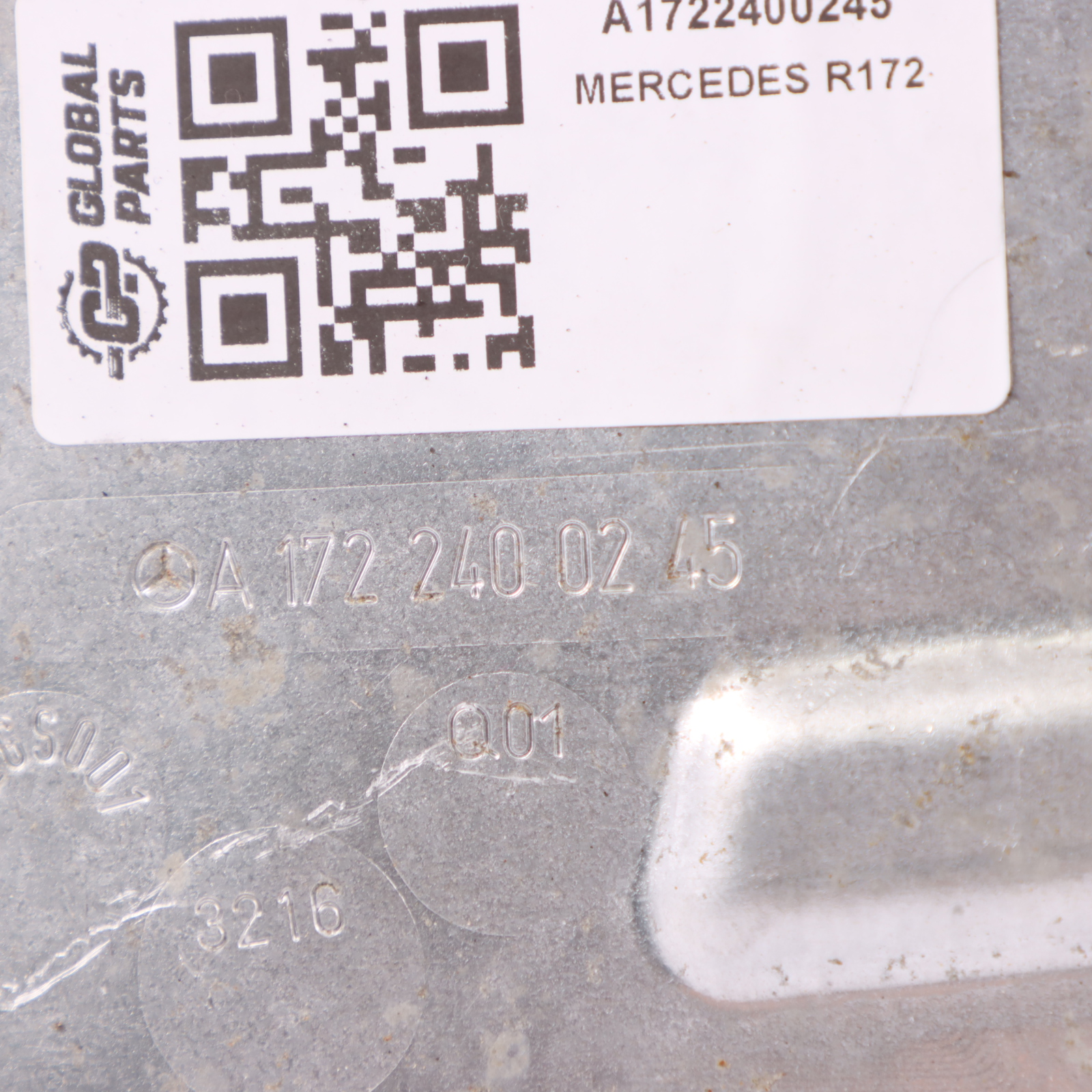 Motor-Hitzeschild Mercedes R172 Hitzebeständige Montageplatte A1722400245