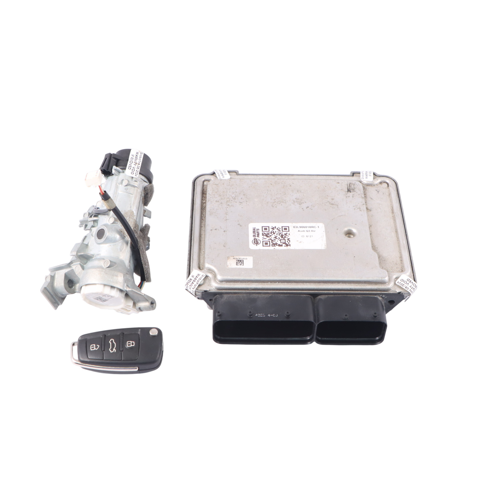 Audi Q3 8U 2.0 TDI CFGC Quattro Motor ECU Kit 03L906018RC Zündschlüssel Manual