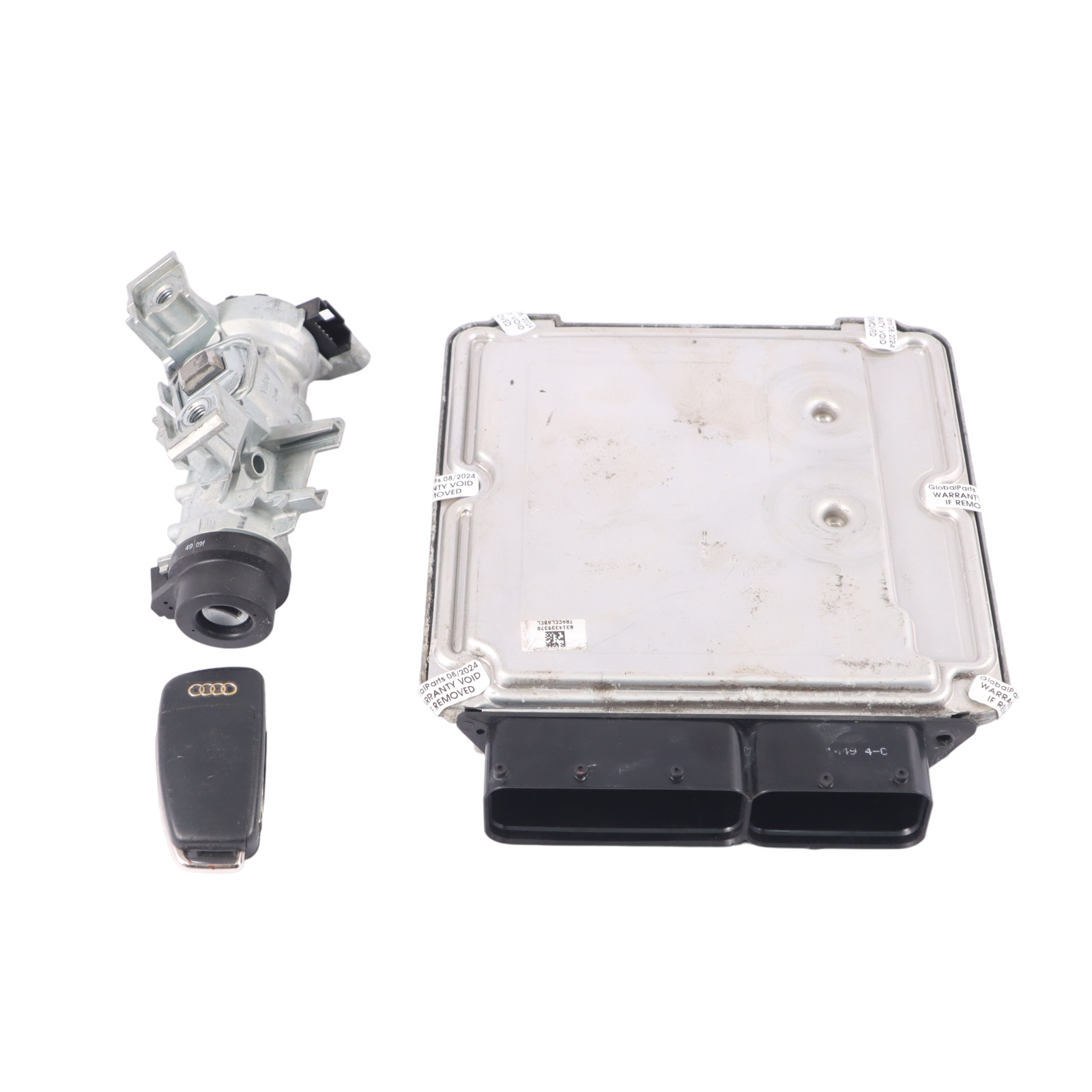 Audi A3 8P 2.0 TDI CBBB Motorsteuergerät ECU Kit 03L906022FD Schlüssel Zündung