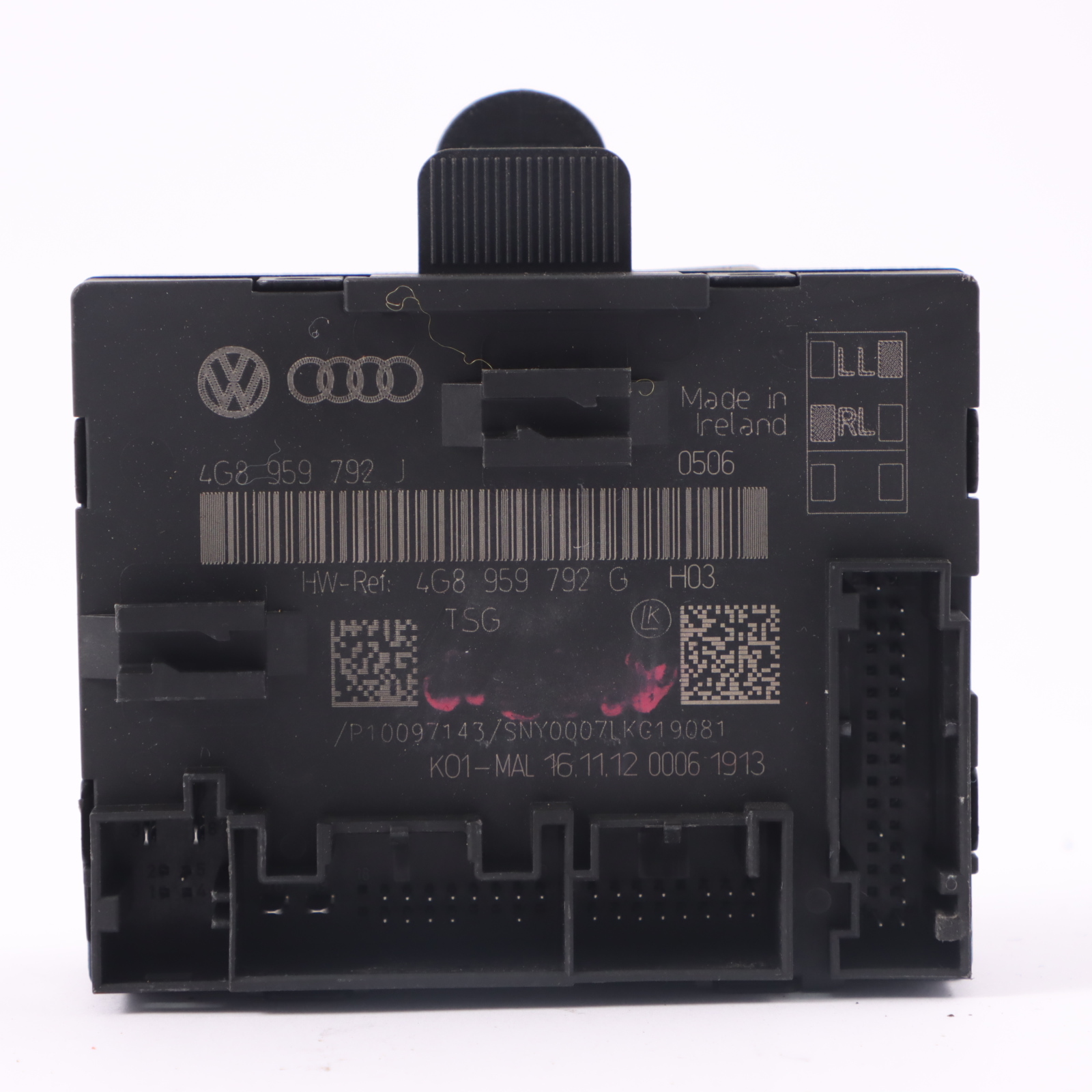 Audi A6 C7 Vorne Links Türverriegelung Steuergerät ECU 4F0959792T