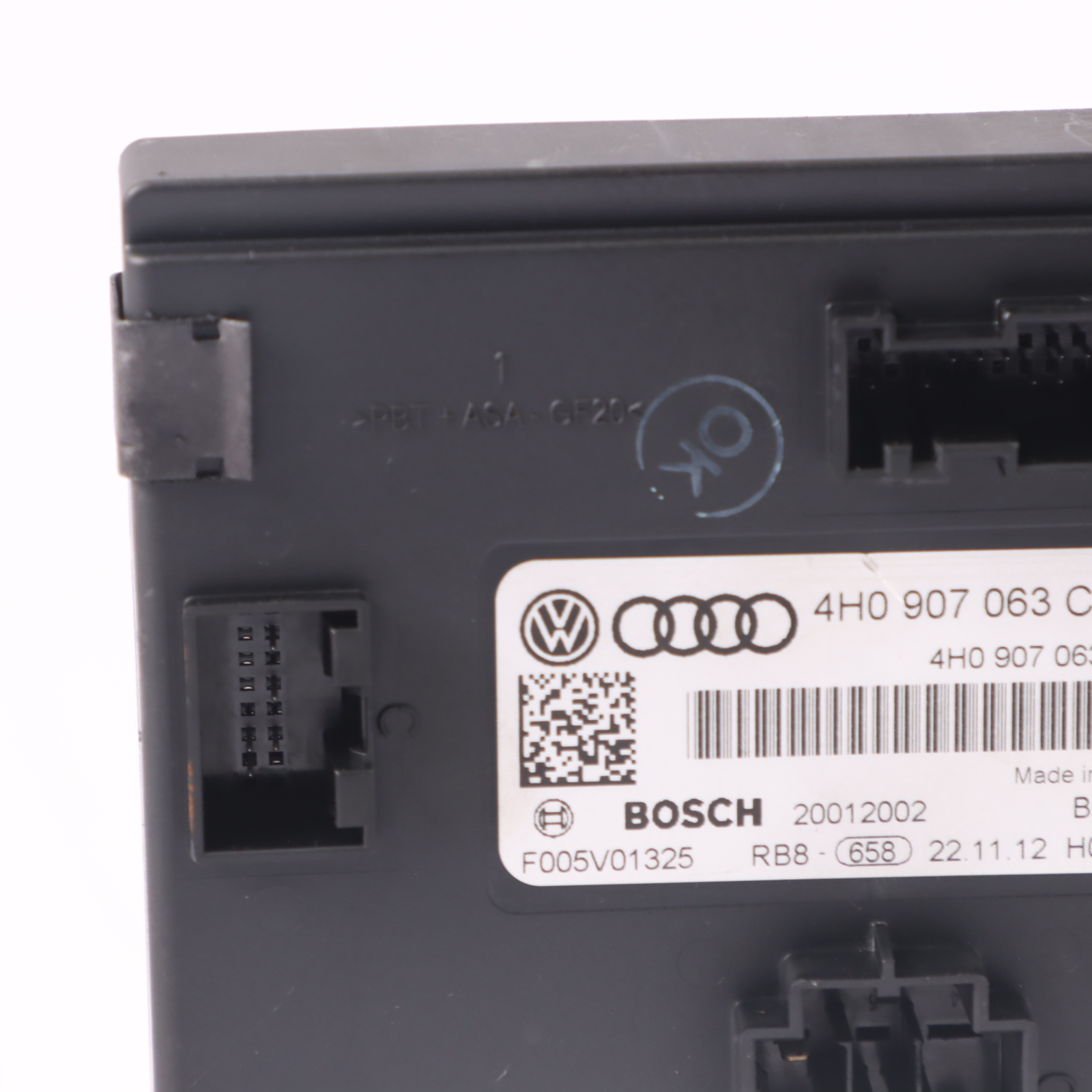 Audi A6 C7 Komfort BCM Karosserie Steuer Modul Einheit ECU 4H0907063CF