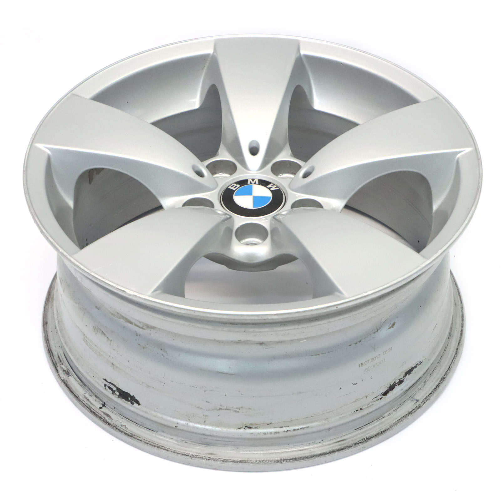 BMW E60 E61 Silber Alu Felge Alufelge 17" Rad Sternspeiche 138 7,5J ET:20