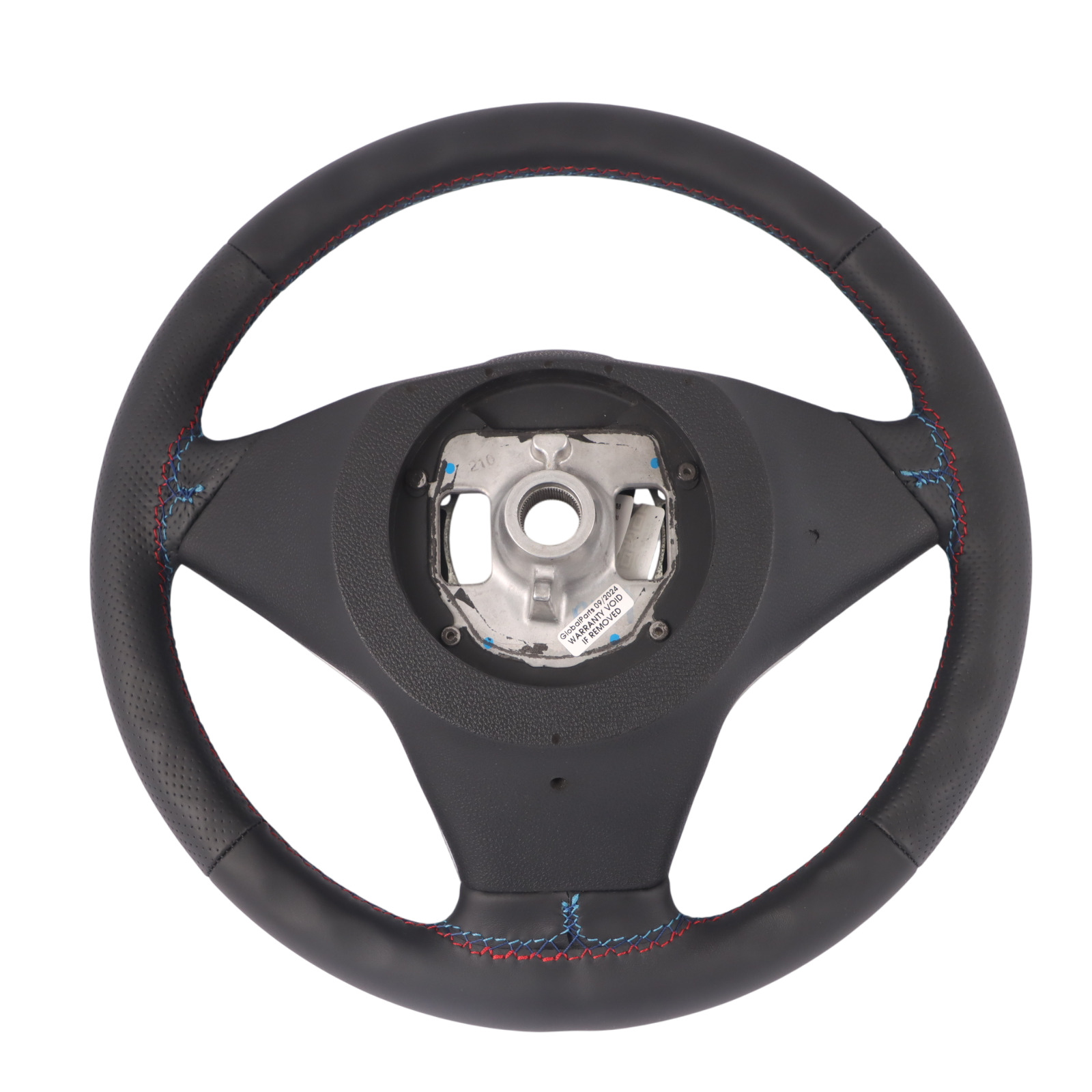 BMW 5 6 Series E60 E61 E63 E64 NEW Leather Sport Steering Wheel Black