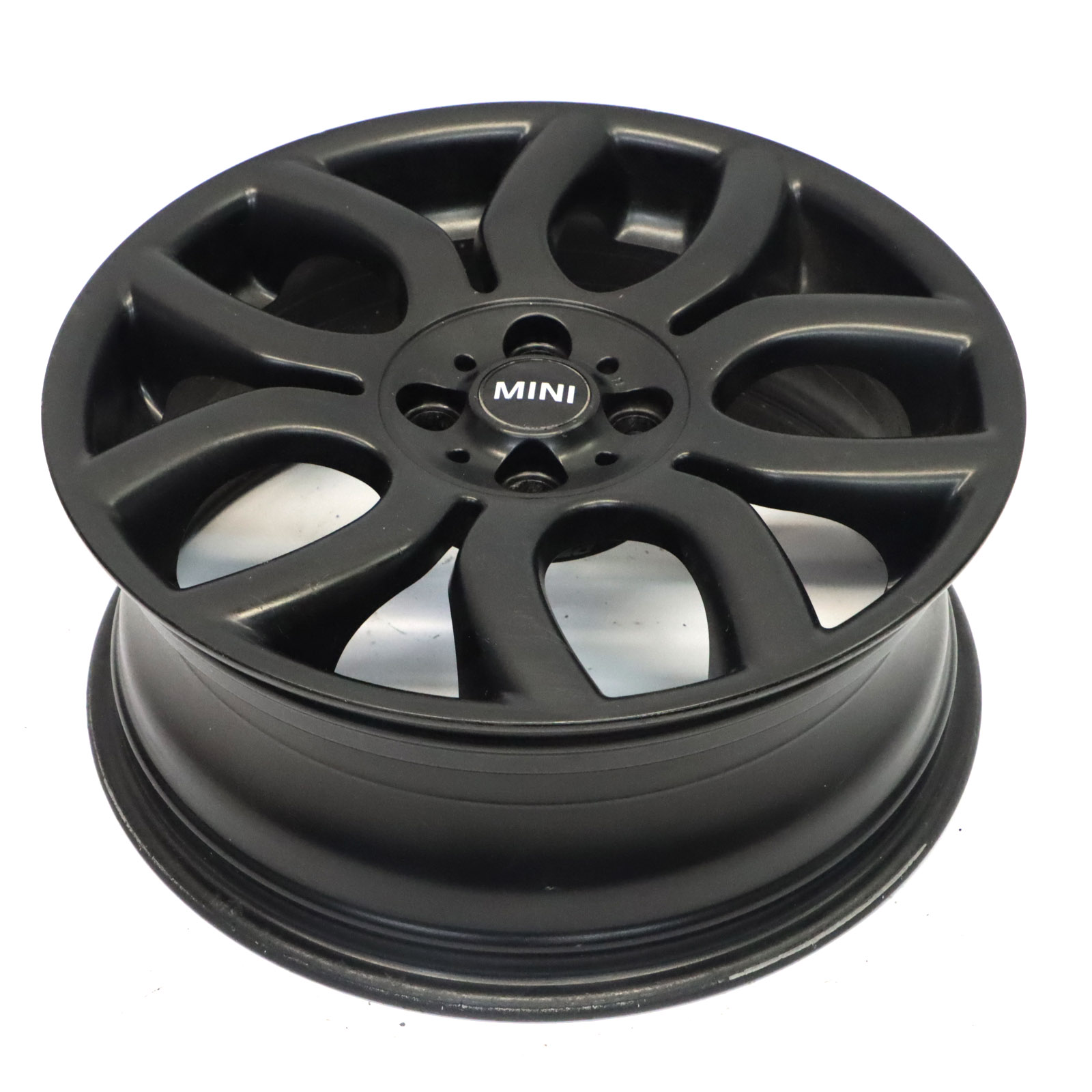 Mini Cooper 3 R50 R55 R56 Schwarz Alu Felge 17" 7J ET:48 Flamme Speiche 97