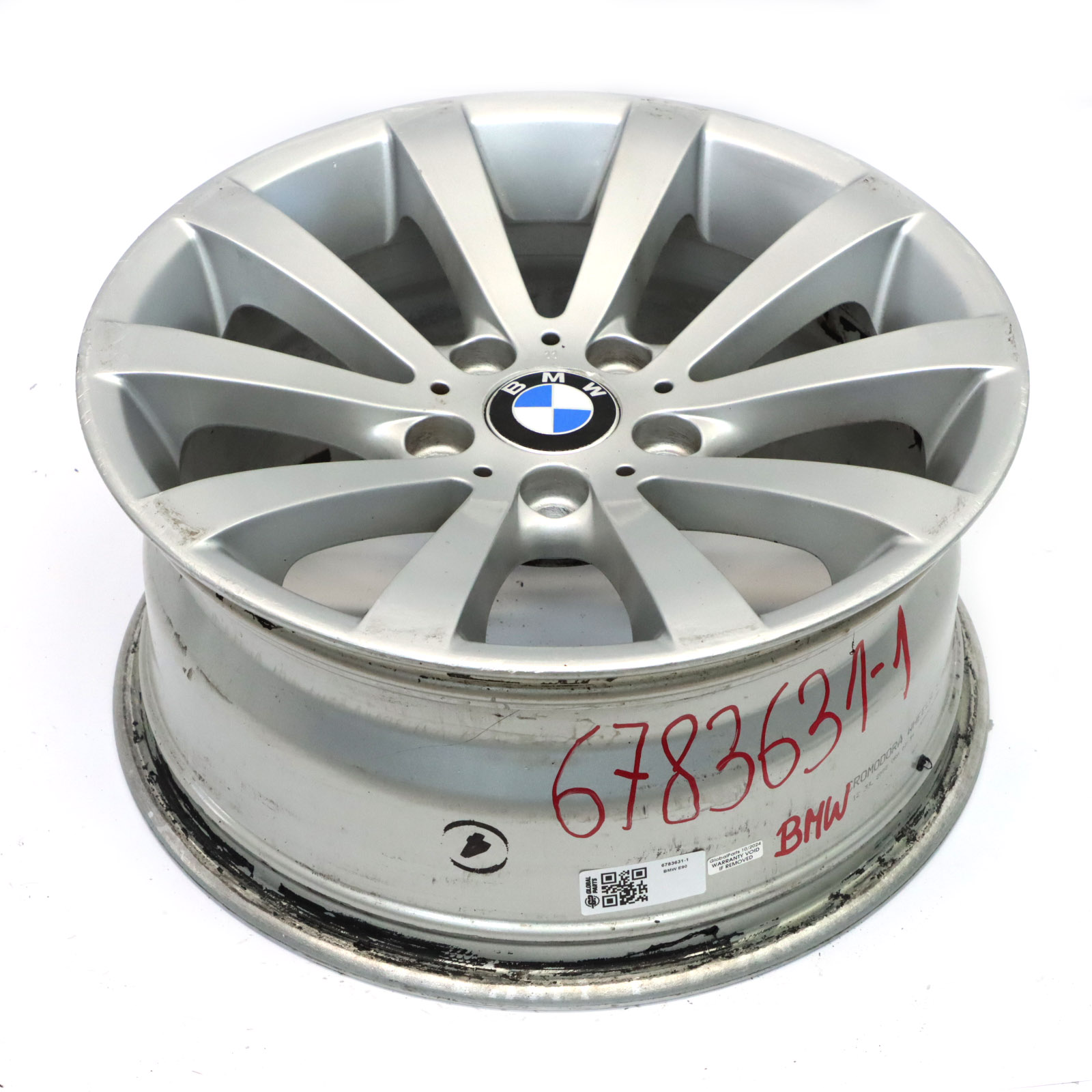 BMW 3 er 2 E90 E91 E92 Alu Felge Alufelge 17" ET:34 8J V-Speiche 285 6783631