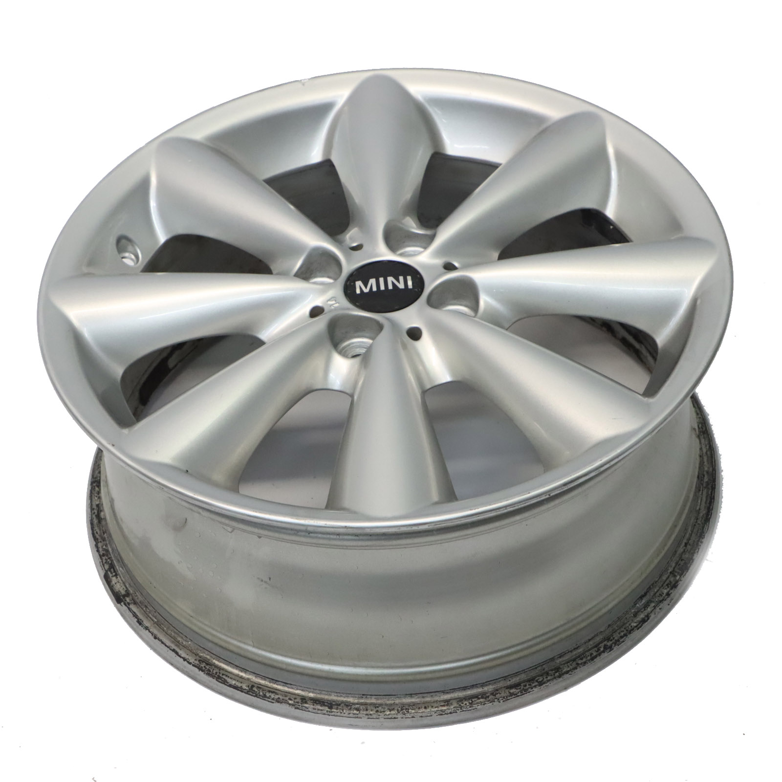 Mini Cooper R55 R56 Silber Alu Felge Alufelge 17" 7J ET:48 Conical Spoke 121