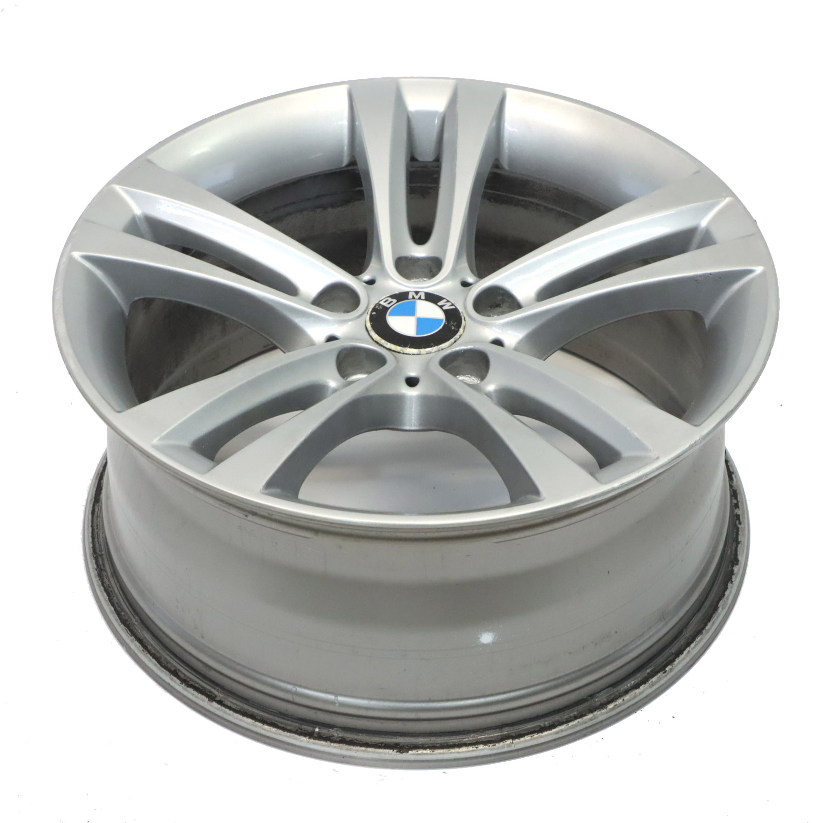 BMW F30 F31 F32 F33 F34 Silver Wheel Alloy Rim 18" Double Spoke 397 ET:34 8J