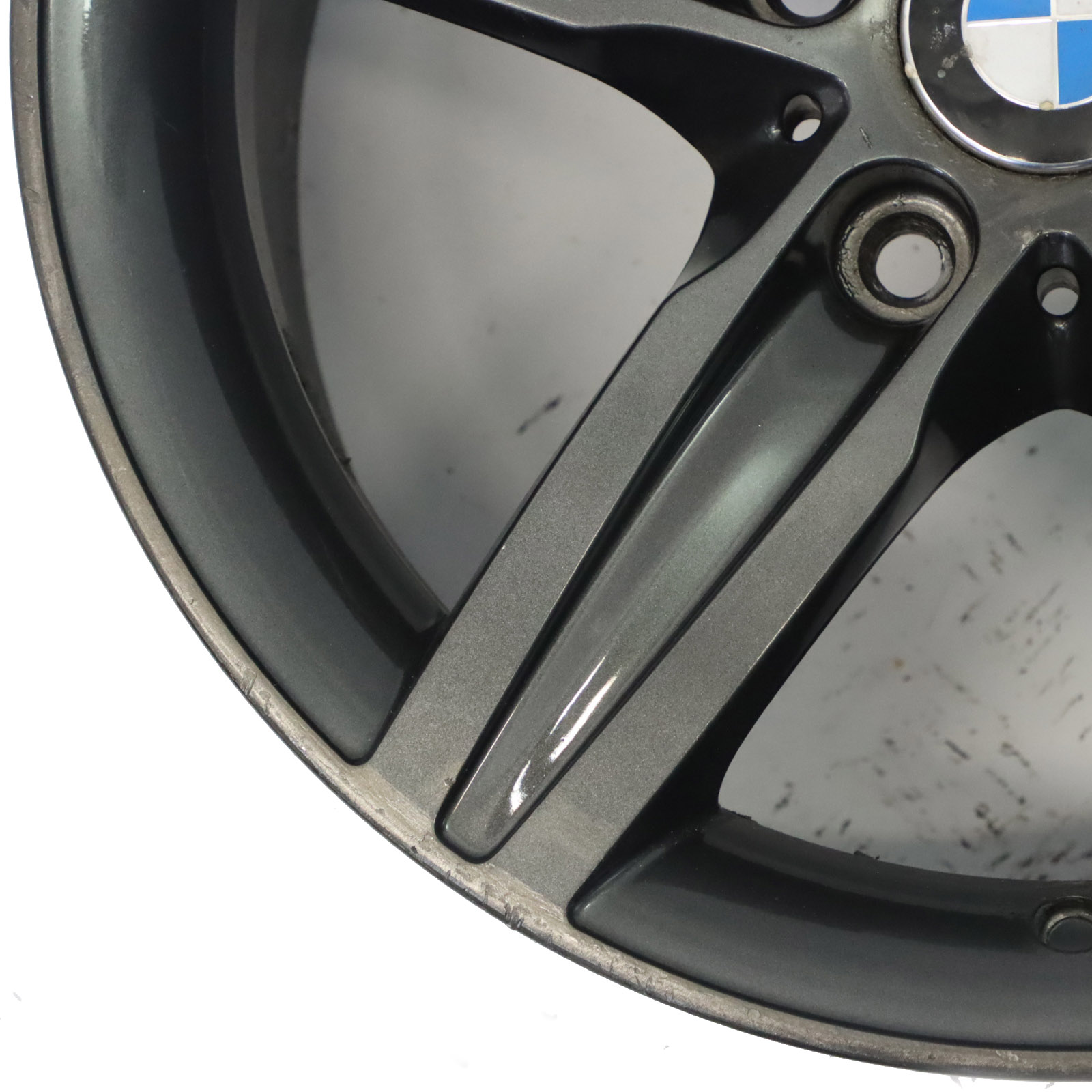 BMW F20 F21 F22 Graue Leichtmetallfelge 17" Sternspeiche 379 ET:43 7,5J 6850151