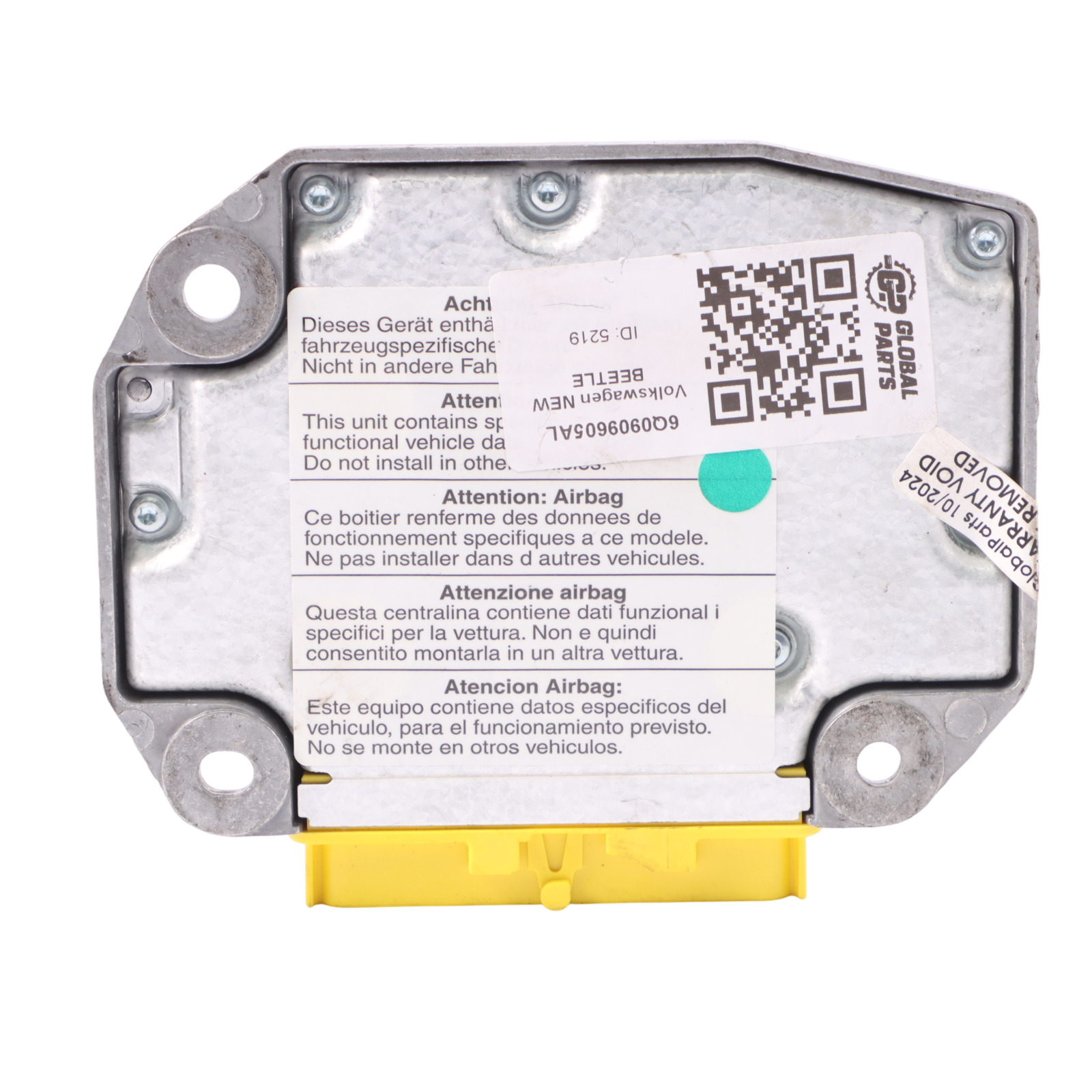 Volkswagen New Beetle Luftmodul Steuergerät Sensor ECU 6Q0909605AL