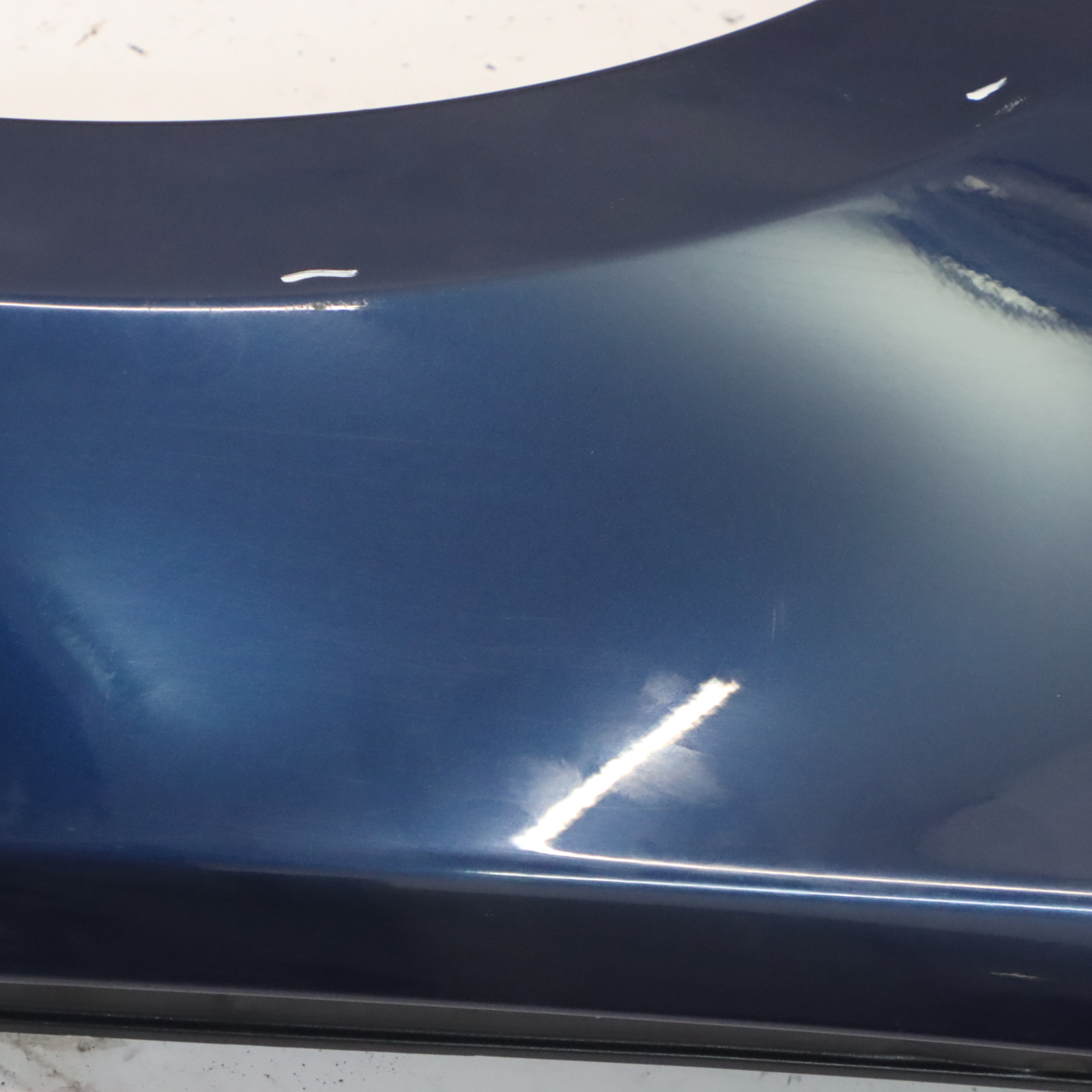 BMW E81 E87 Front Right O/S Side Panel Fender Wing Deep Sea Blue Blau - A76