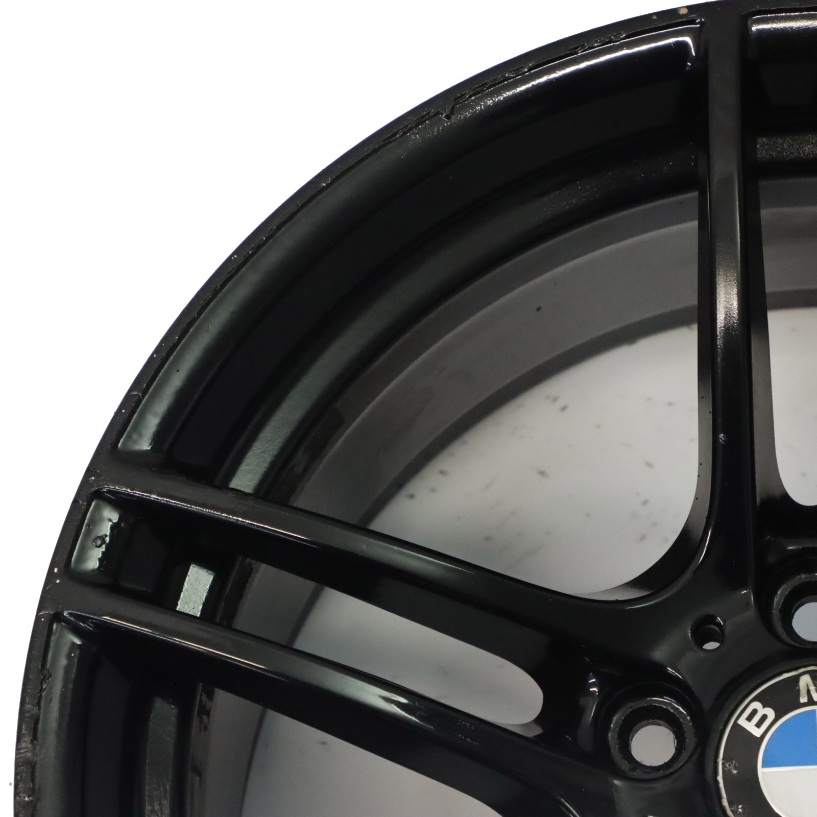 BMW E90 E91 E92 Schwarz Rad Alufelgen 19" 9J ET:39 M Doppelspeiche 313 7844344