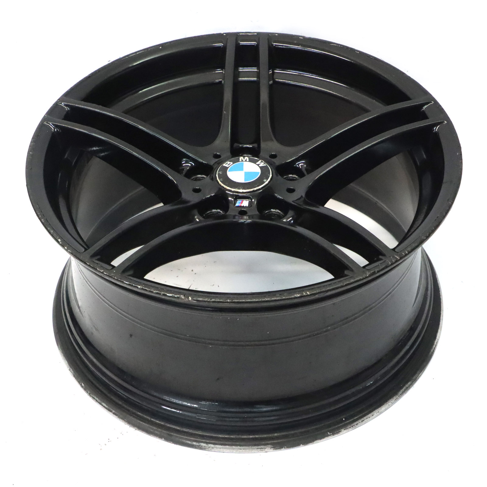 BMW E90 E91 E92 Schwarz Rad Alufelgen 19" 9J ET:39 M Doppelspeiche 313 7844344