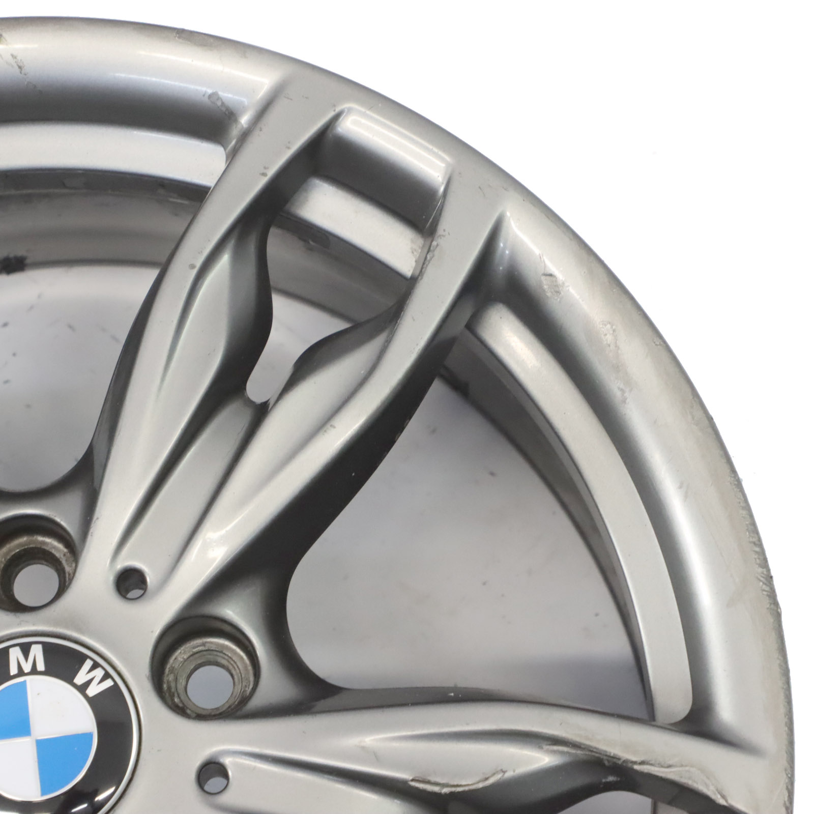 BMW F20 Vorne Ferric Grau Leicht metall felge 18" M Doppelspeiche 7,5J 7845870