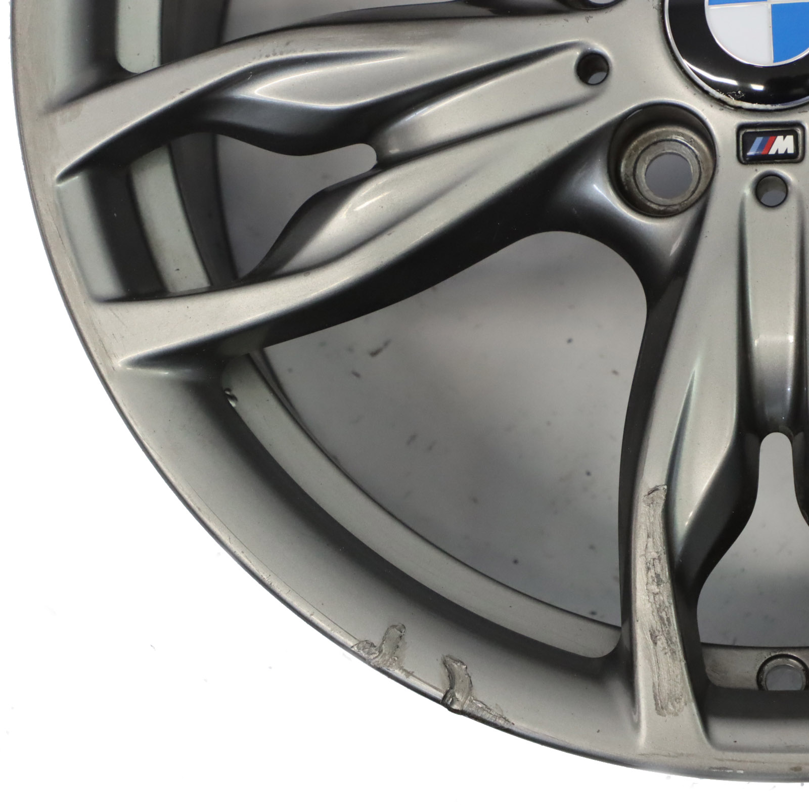 BMW F20 Vorne Ferric Grau Leicht metall felge 18" M Doppelspeiche 7,5J 7845870