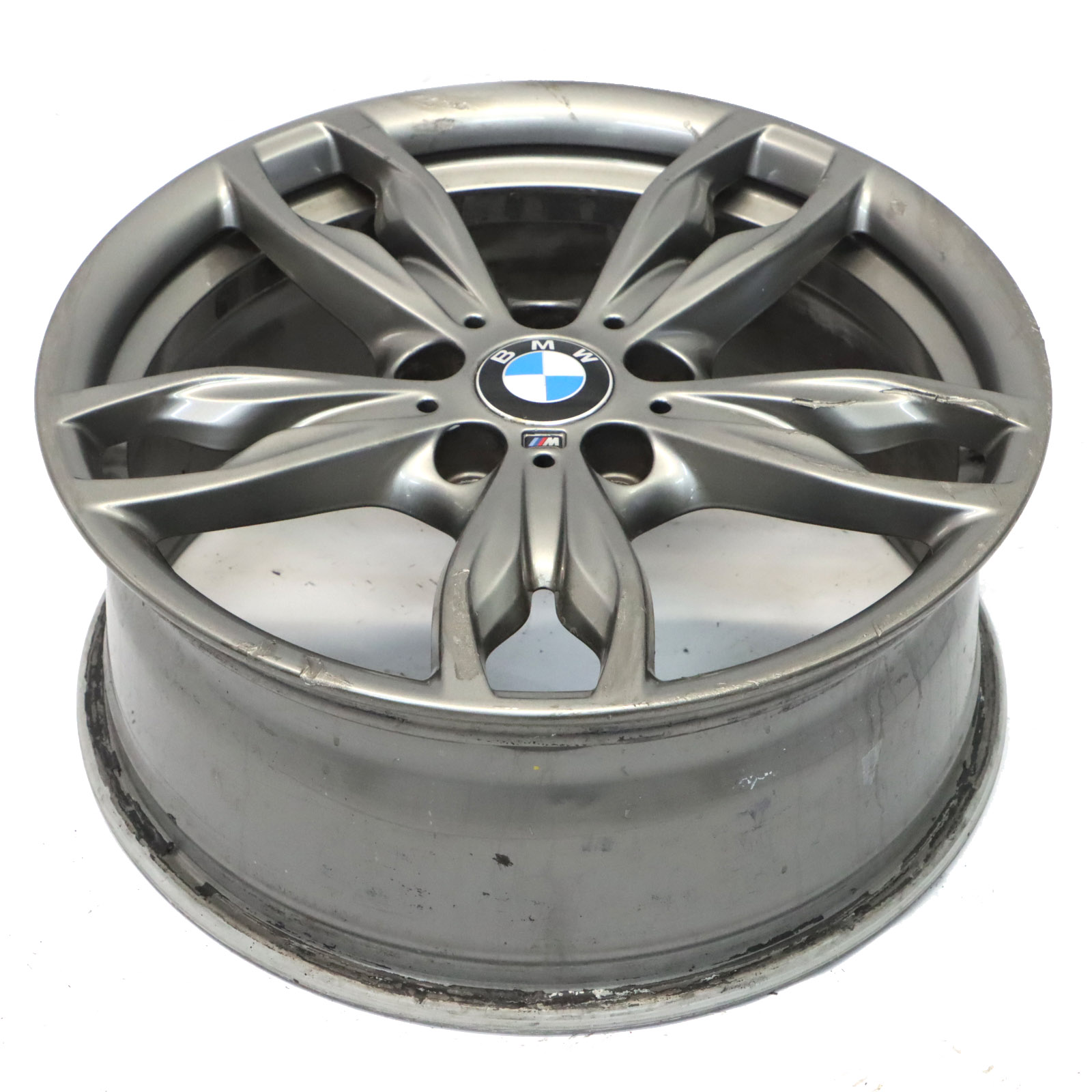 BMW F20 Vorne Ferric Grau Leicht metall felge 18" M Doppelspeiche 7,5J 7845870