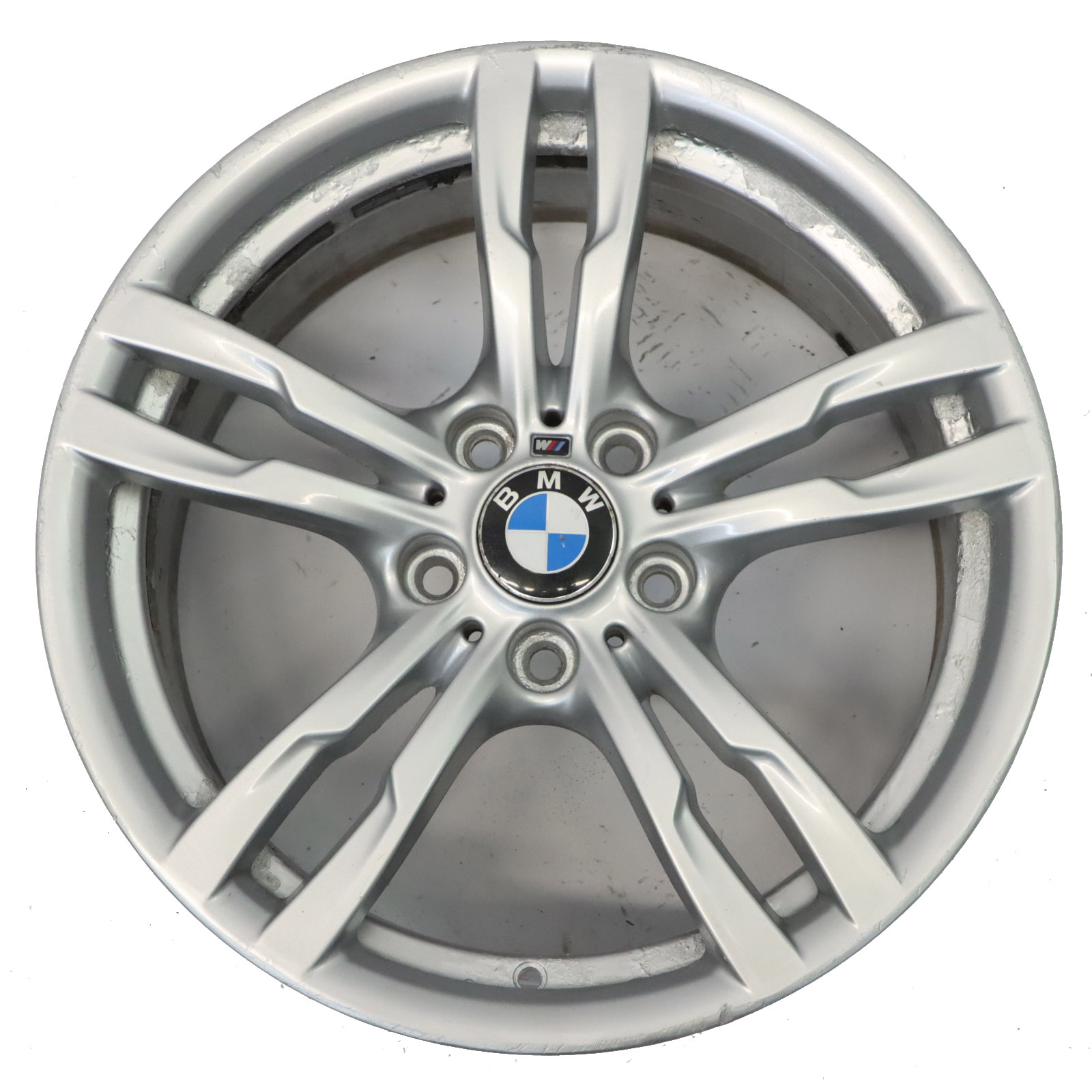 BMW F30 F31 F32 Silberne Leicht Metall Felge 18" 8J ET:34 7846778