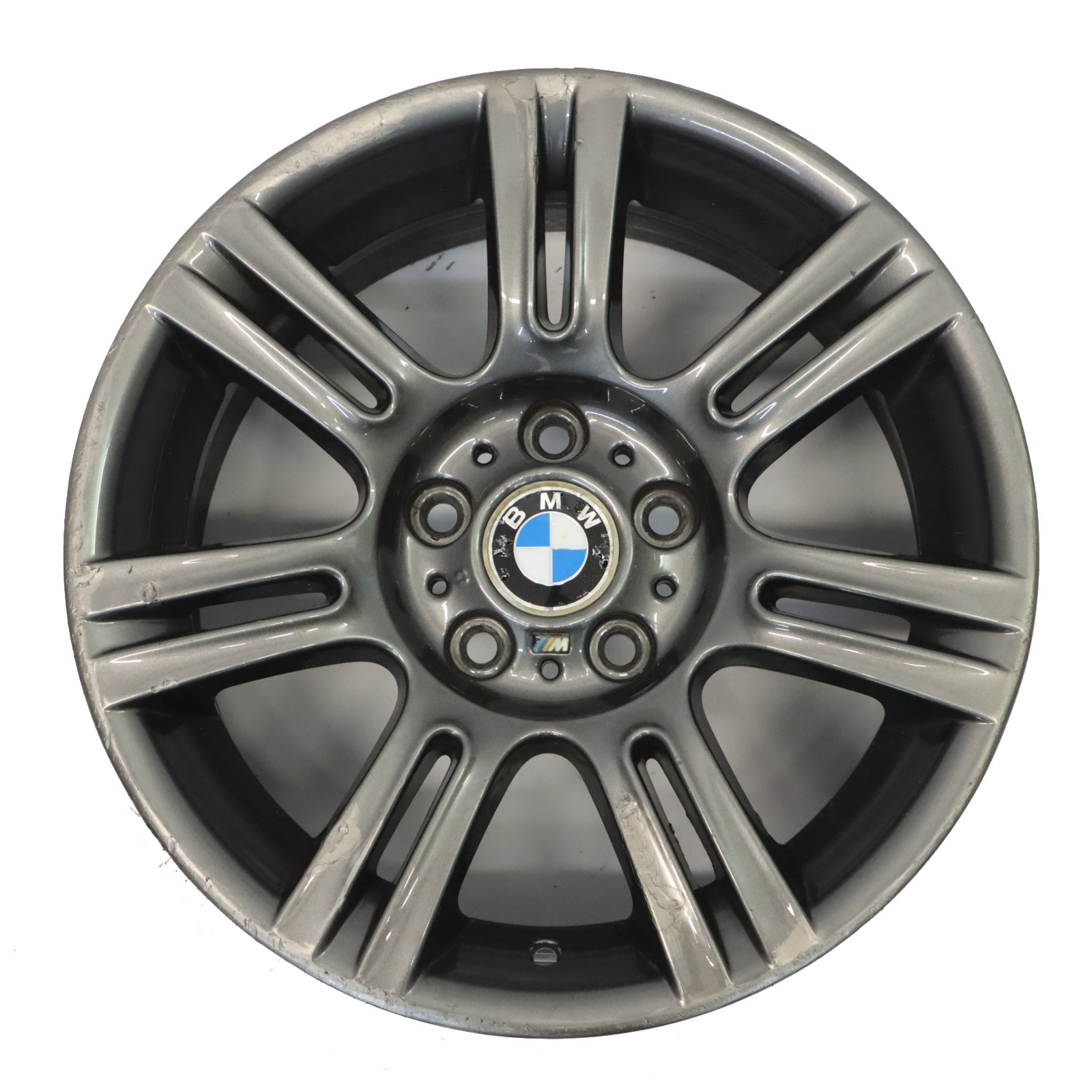 BMW E90 E91 E92 Ferric Grau Alu Felge Alufelge 17" ET:34 8J M Doppelspeiche 194