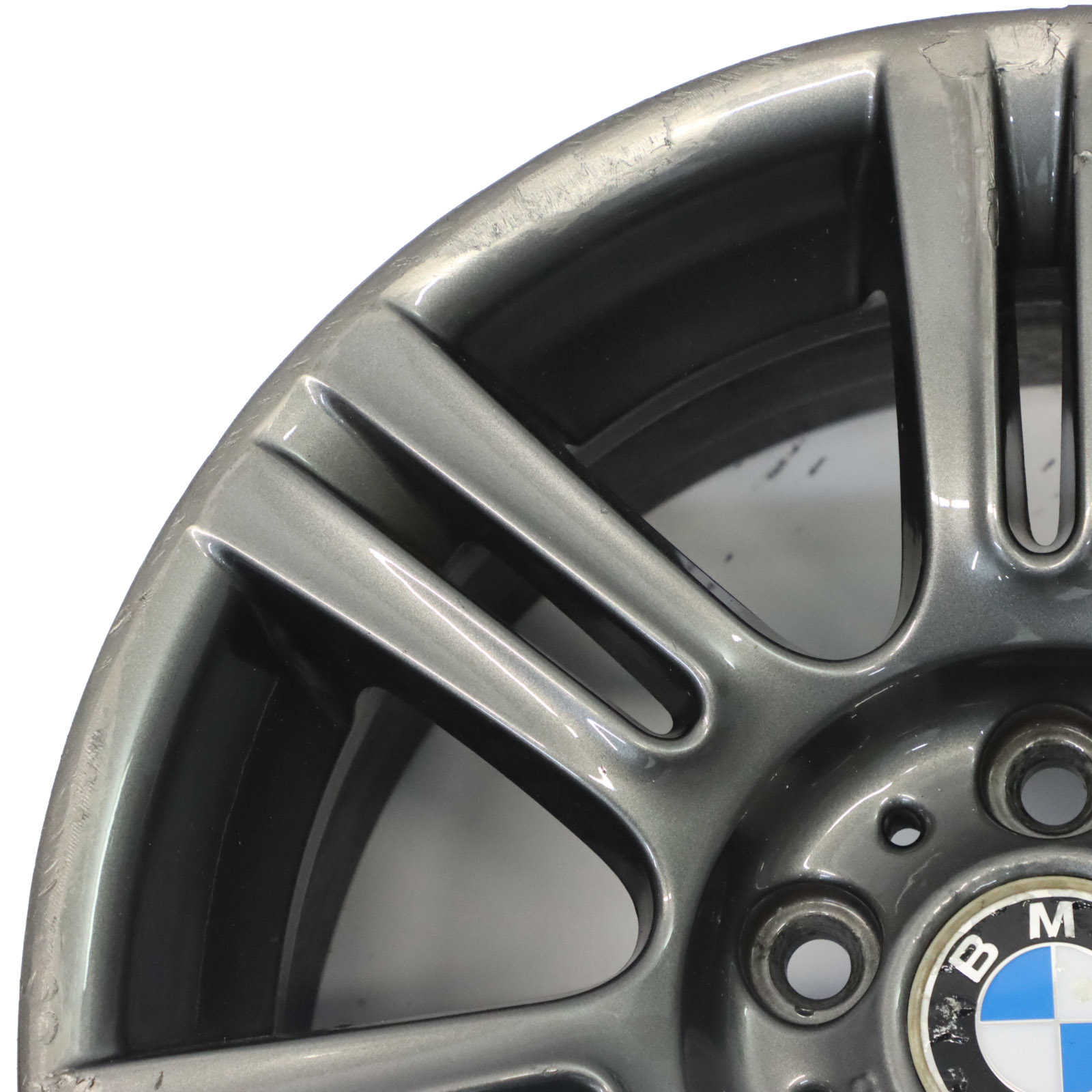 BMW E90 E91 E92 Ferric Grau Alu Felge Alufelge 17" ET:34 8J M Doppelspeiche 194