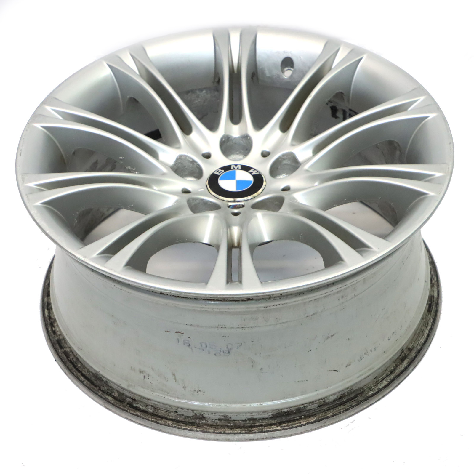 BMW E60 E61 Silver Alloy Wheel Rim 18" ET:20  8J M Double Spoke 135