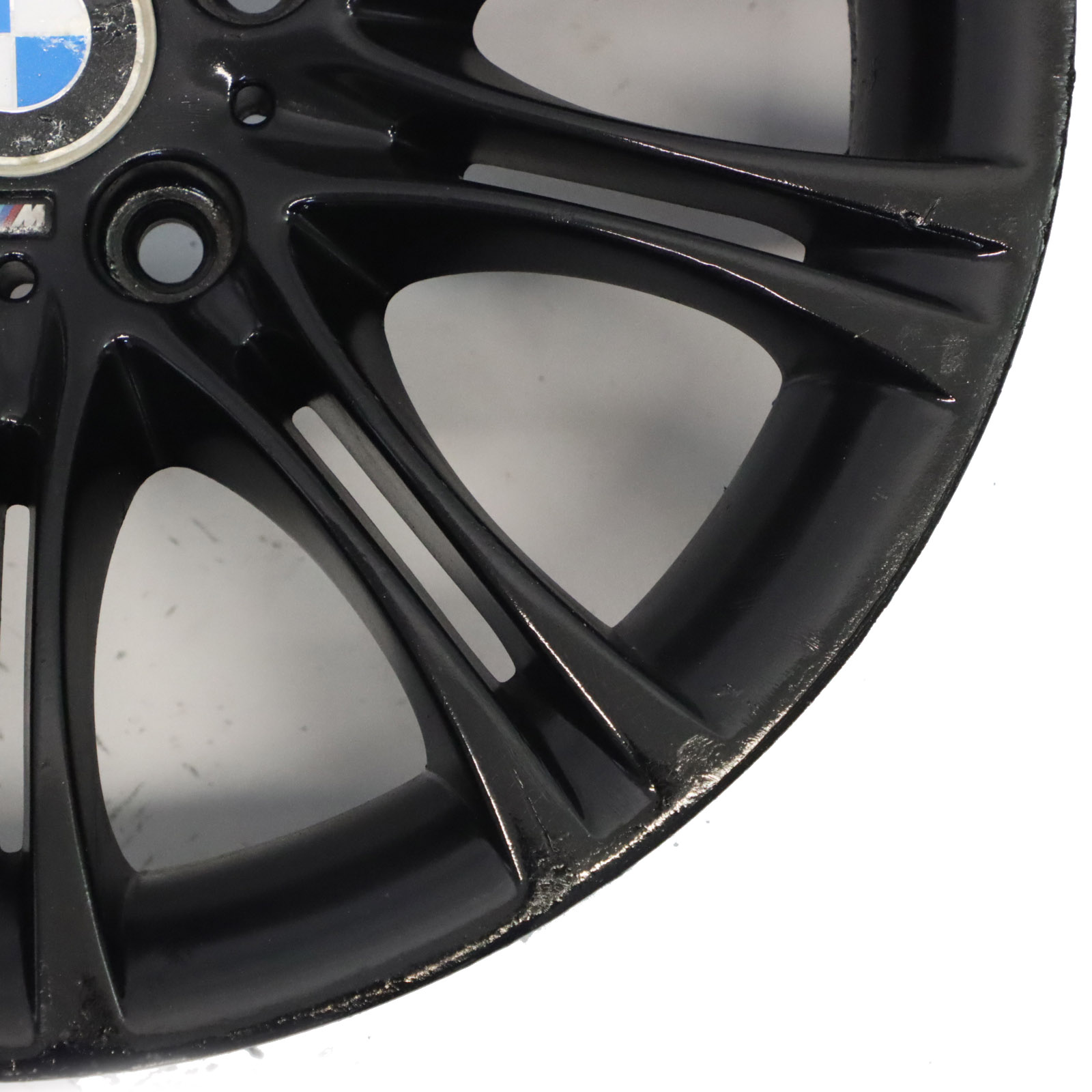 BMW E60 E61 Schwarz Leichtmetallfelge 18" 8J ET:20 M Doppelspeiche 135 8036947