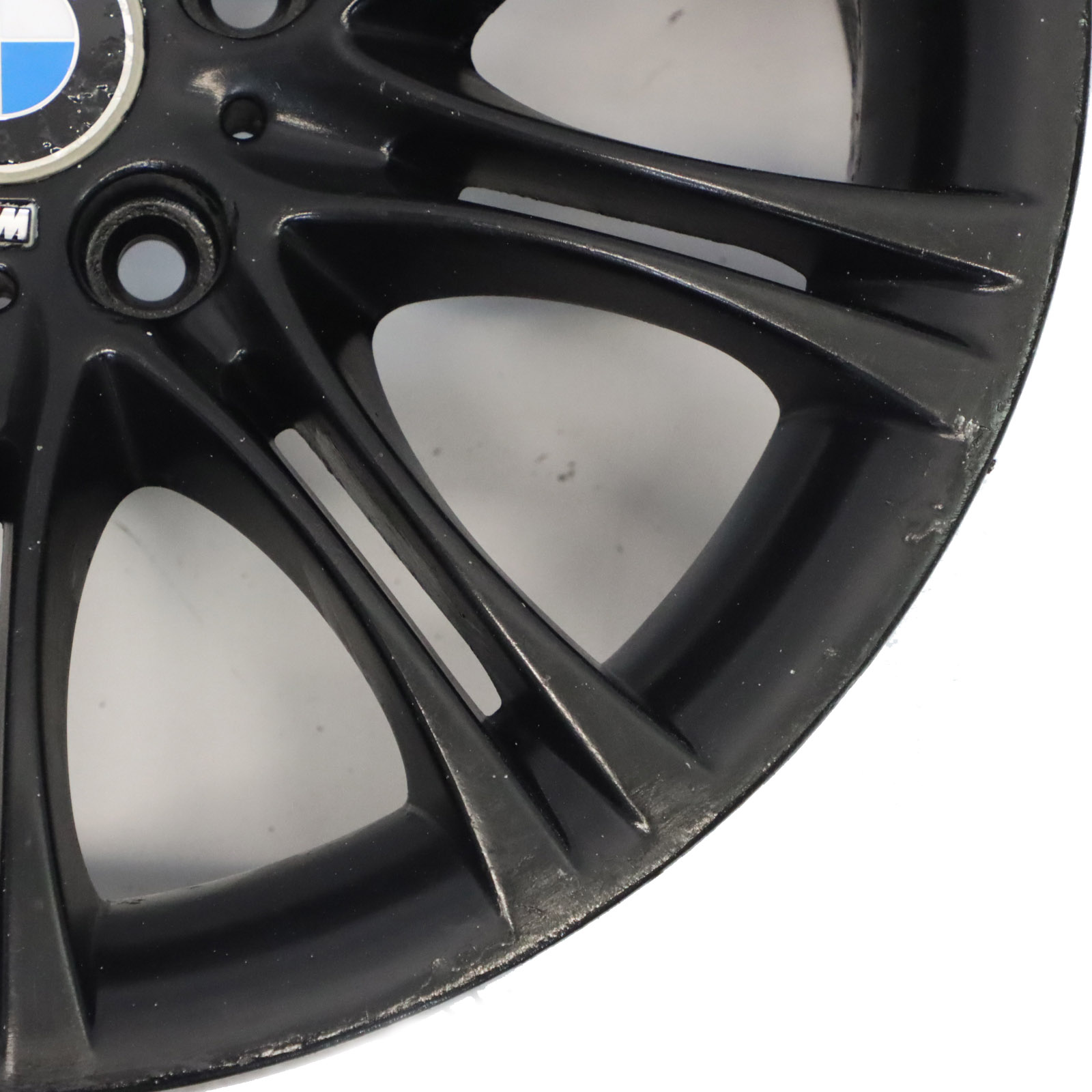 BMW E60 E61 Schwarz Leicht metall felge 18" 8J ET:20 M Doppelspeiche 135