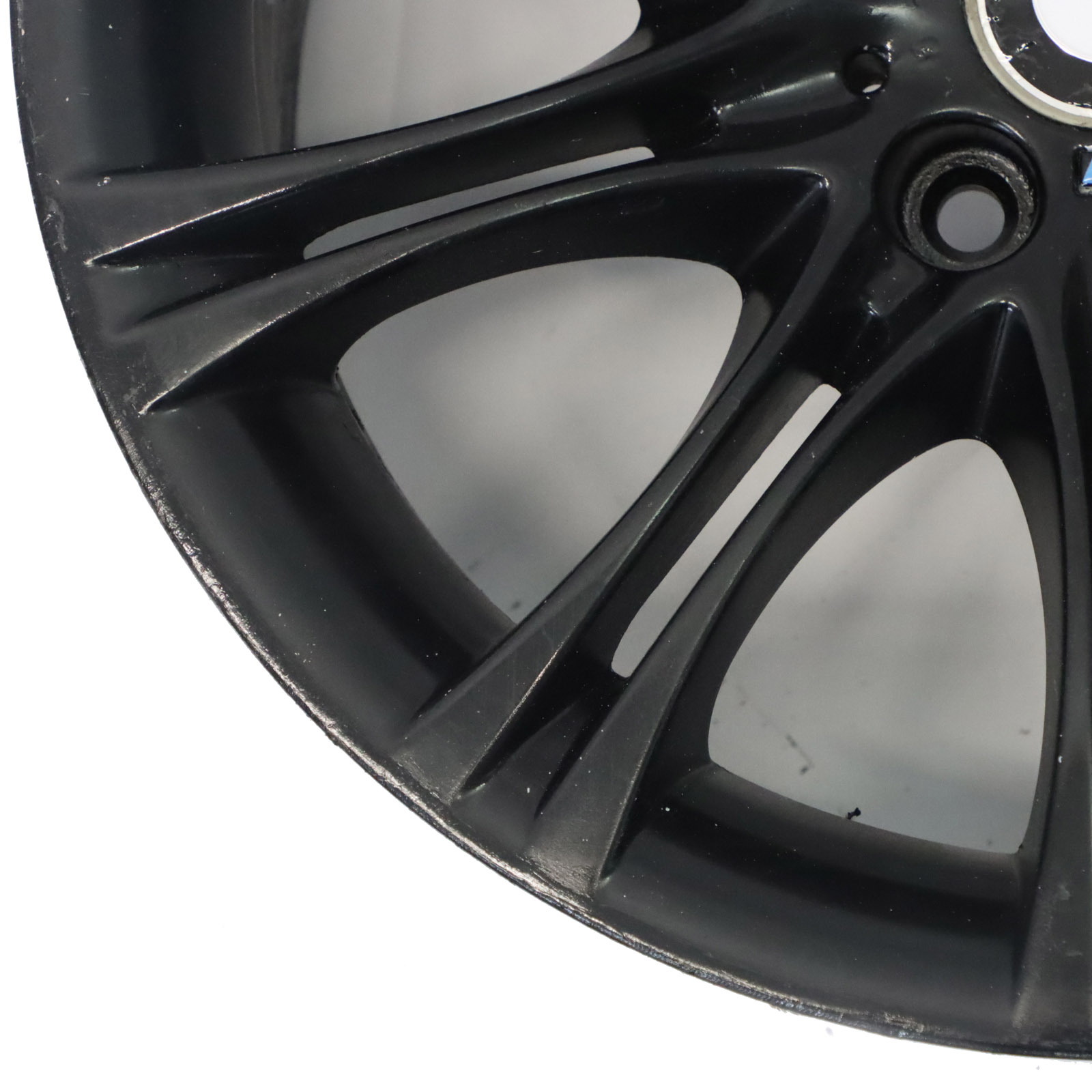 BMW E60 E61 Schwarz Leicht metall felge 18" 8J ET:20 M Doppelspeiche 135