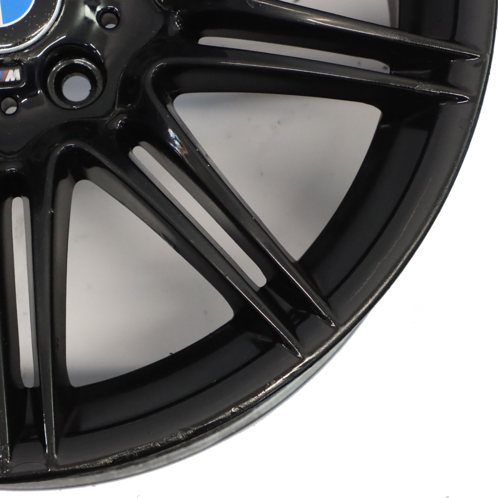 BMW E90 E91 Schwarz Hinten Alu Felge Alufelge 19" M Double Spoke 225 9J ET:39