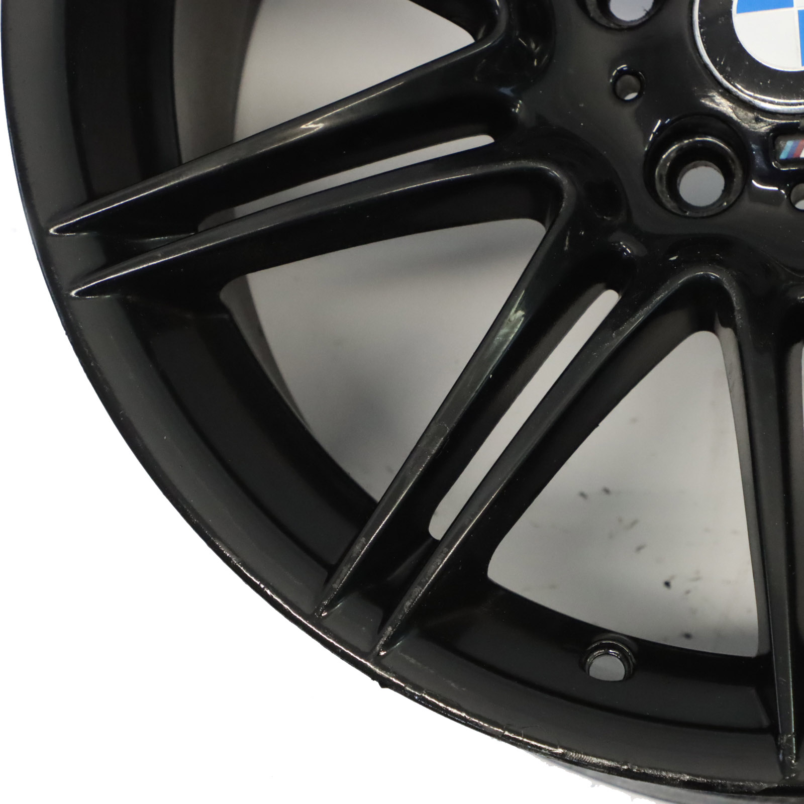 BMW E90 E91 Schwarz Hinten Alu Felge Alufelge 19" M Double Spoke 225 9J ET:39