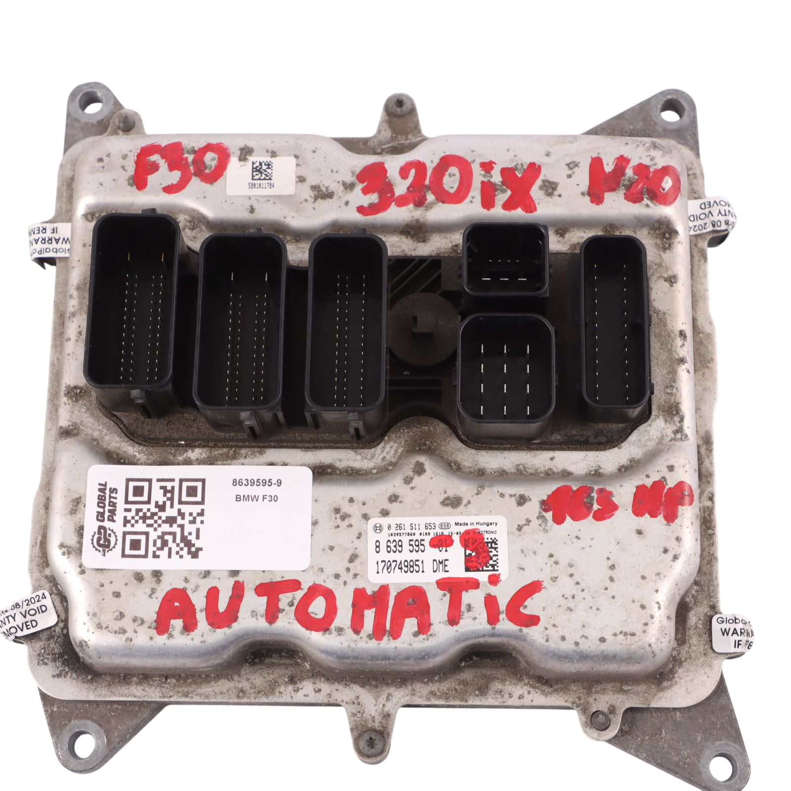 BMW F30 320iX N20 163PS Motor Einheit ECU Kit DME 8639595 FEM Schlüssel