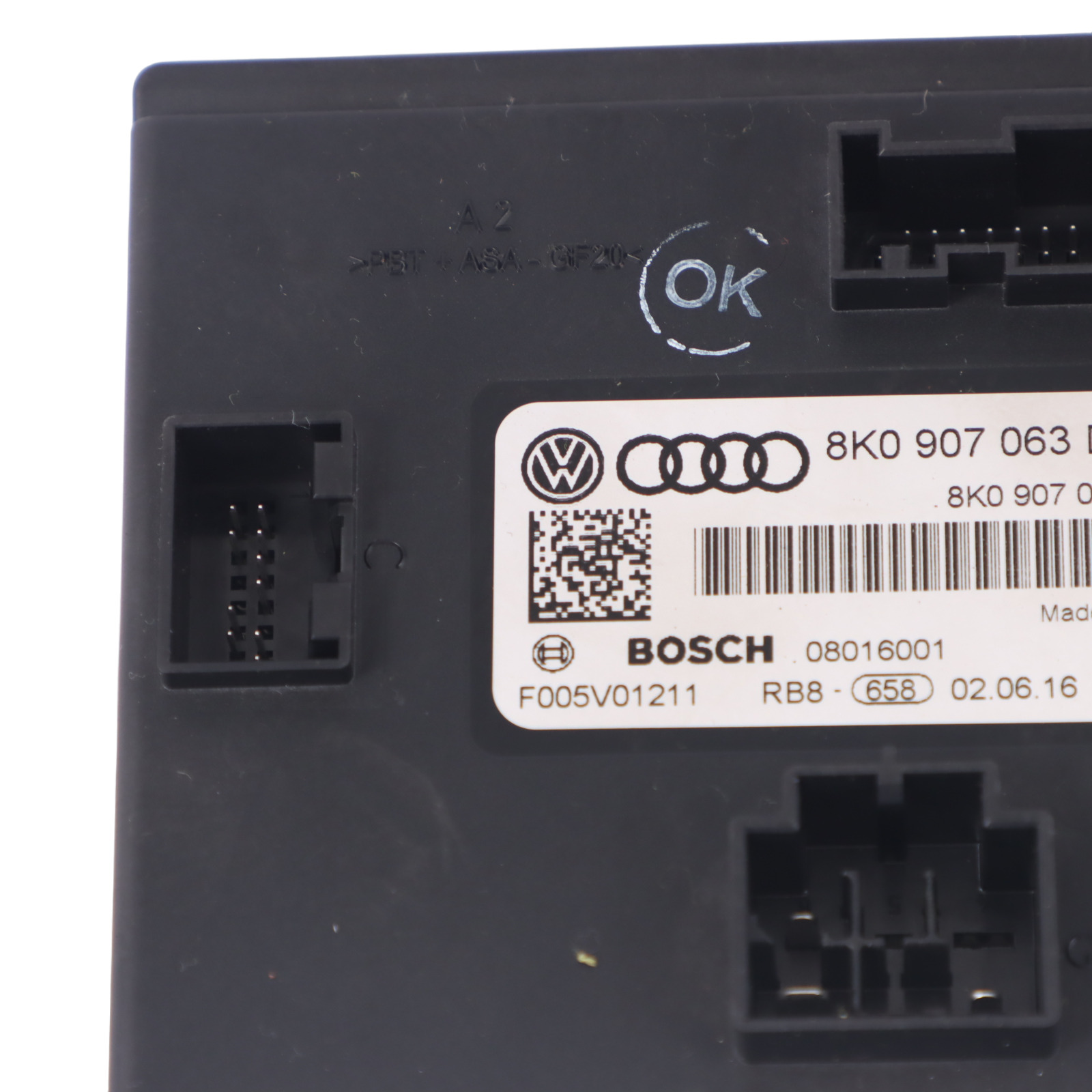 Audi A5 8T An Bord Komfortversorgung Steuergerät ECU 8K0907063DH