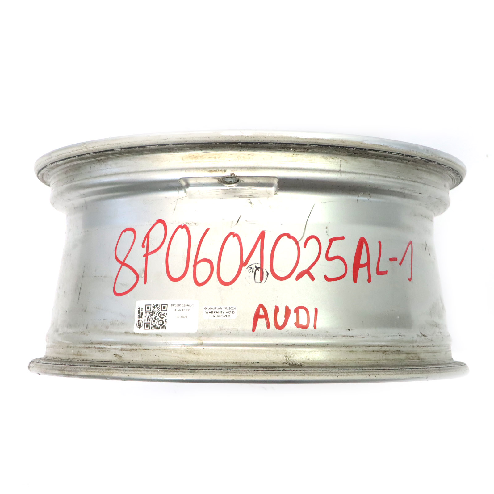 Audi A3 8P Silberne Leicht Metall Felge 17" 7,5J ET:56 8P0601025AL