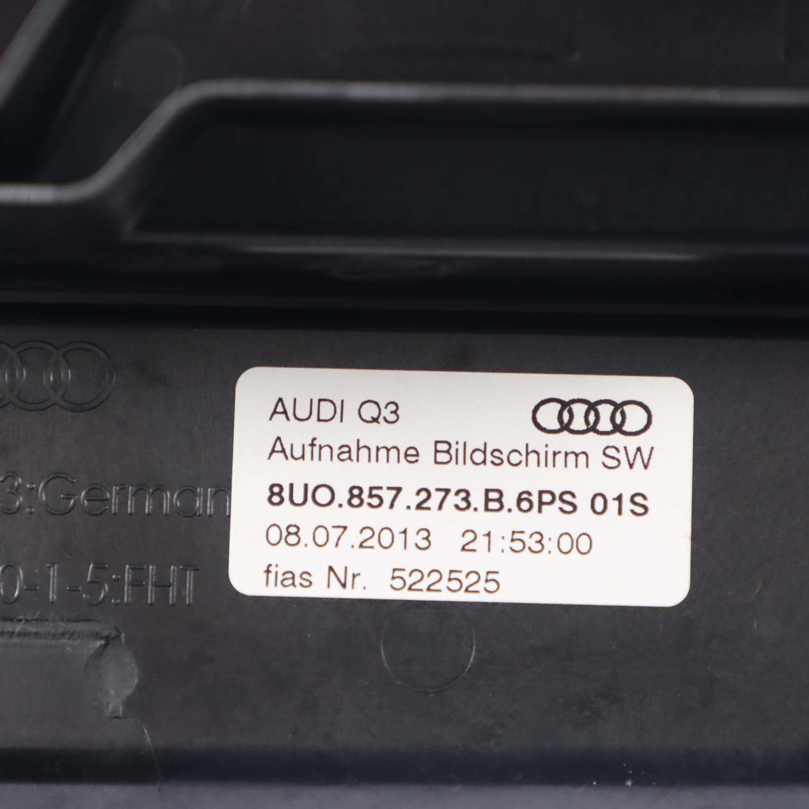 Audi Q3 8U Bildschirm Multimedia Navigation Sat 8U0857273B