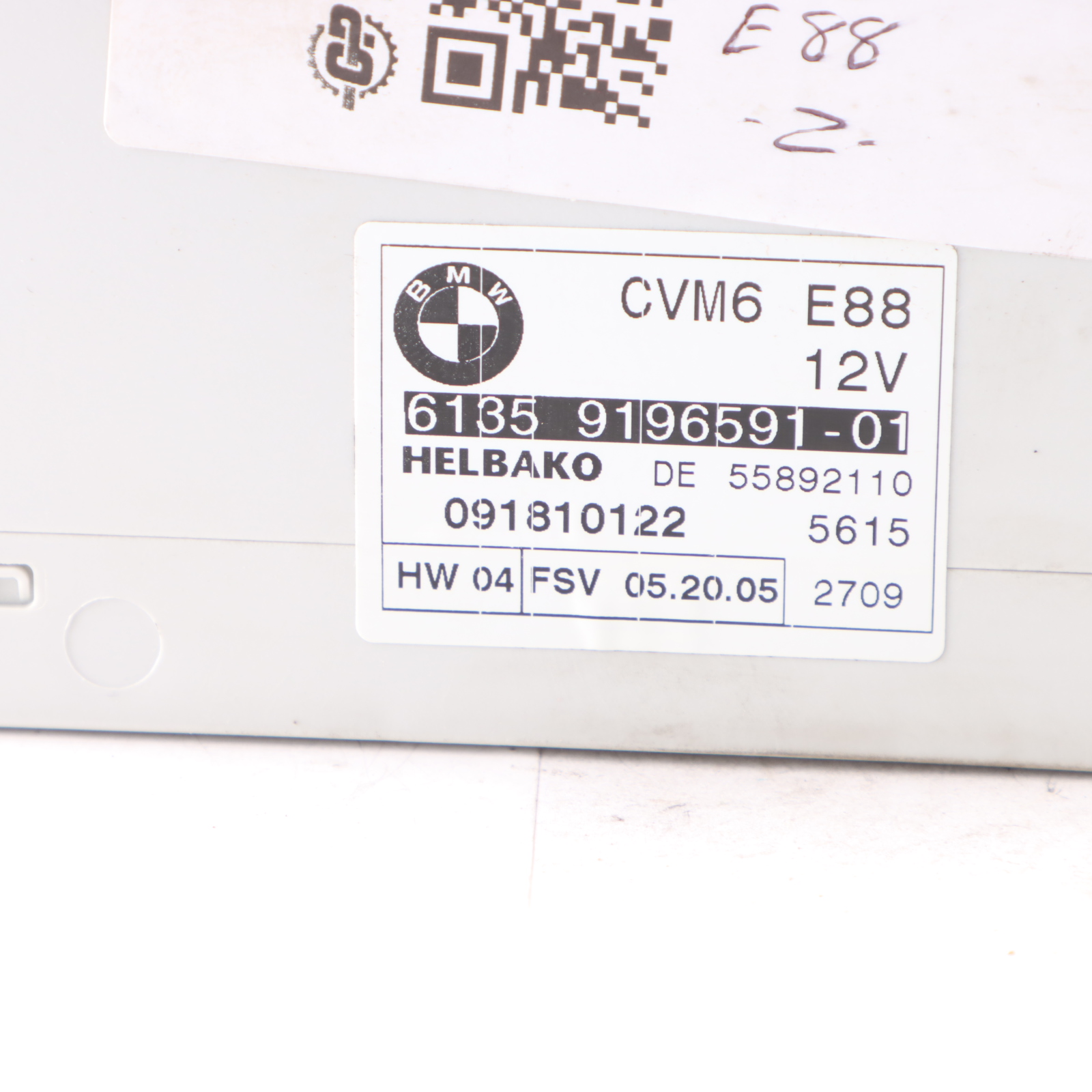 BMW E88 Cabrio Faltdach ECU Modul CVM6 9196591