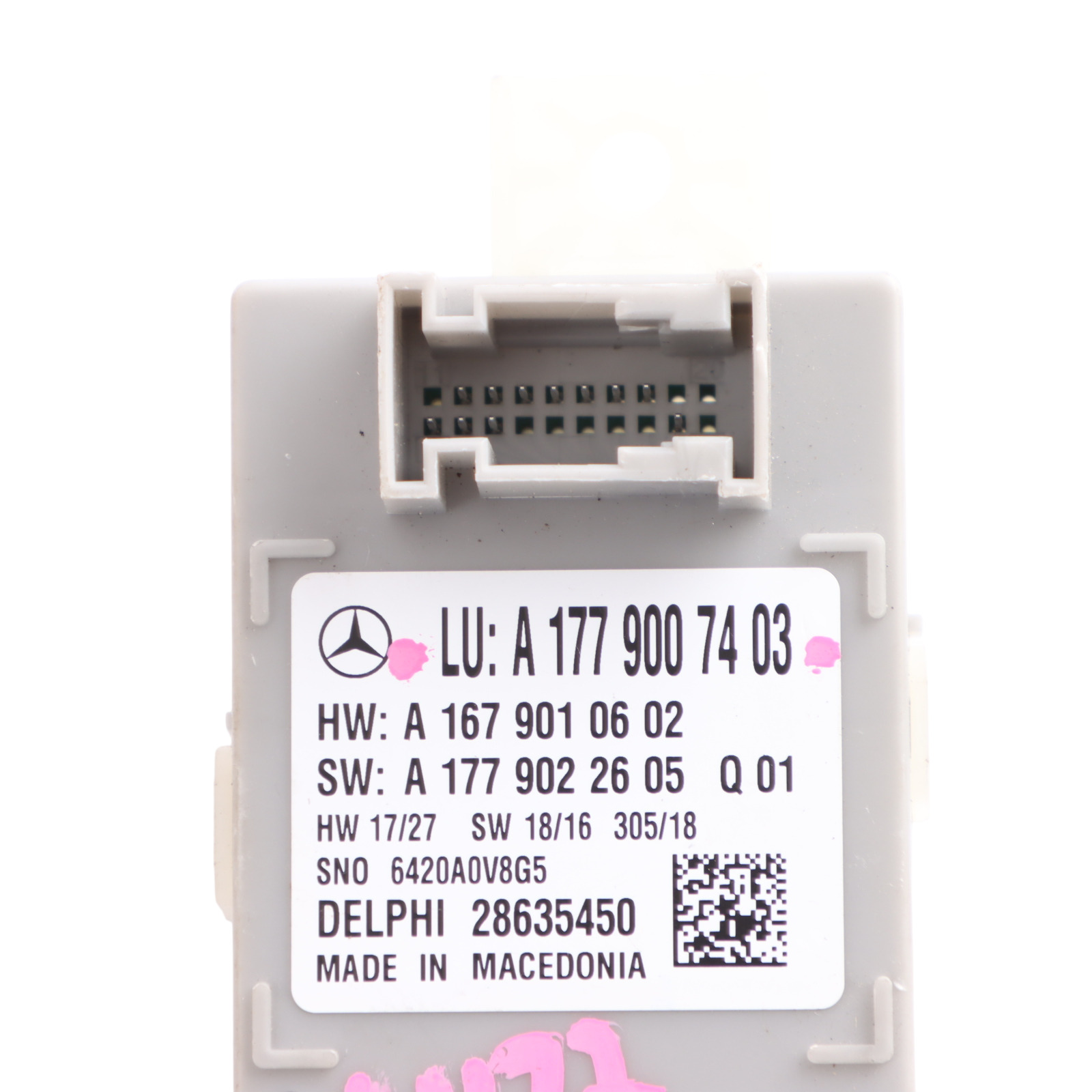 Mercedes W177 Innenraum Ambiente Steuermodul ECU Einheit A1779007403