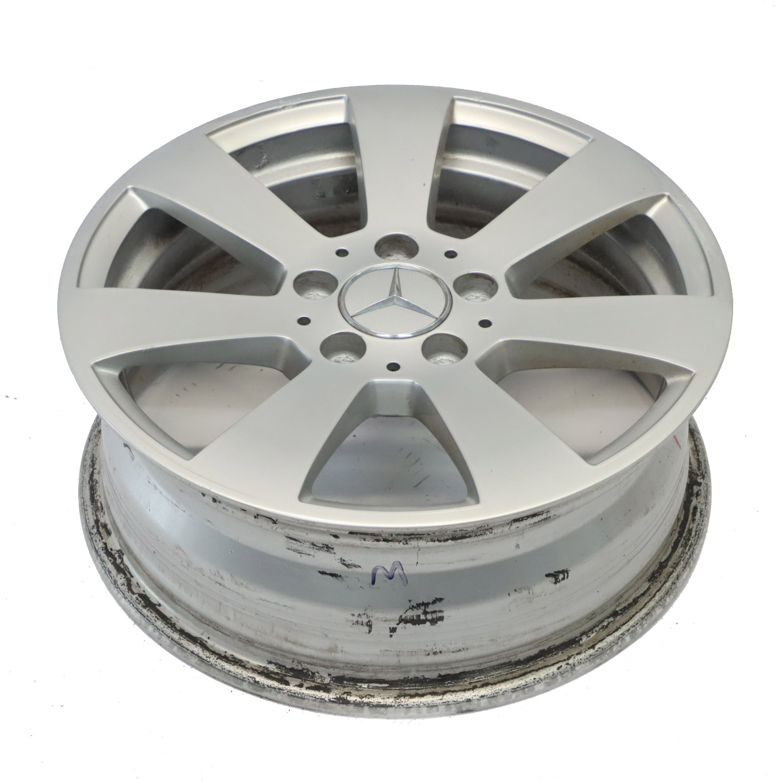 Mercedes W204 Silver Alloy Wheel Rim 7 Spoke 16" 6J ET:39 A2044011002