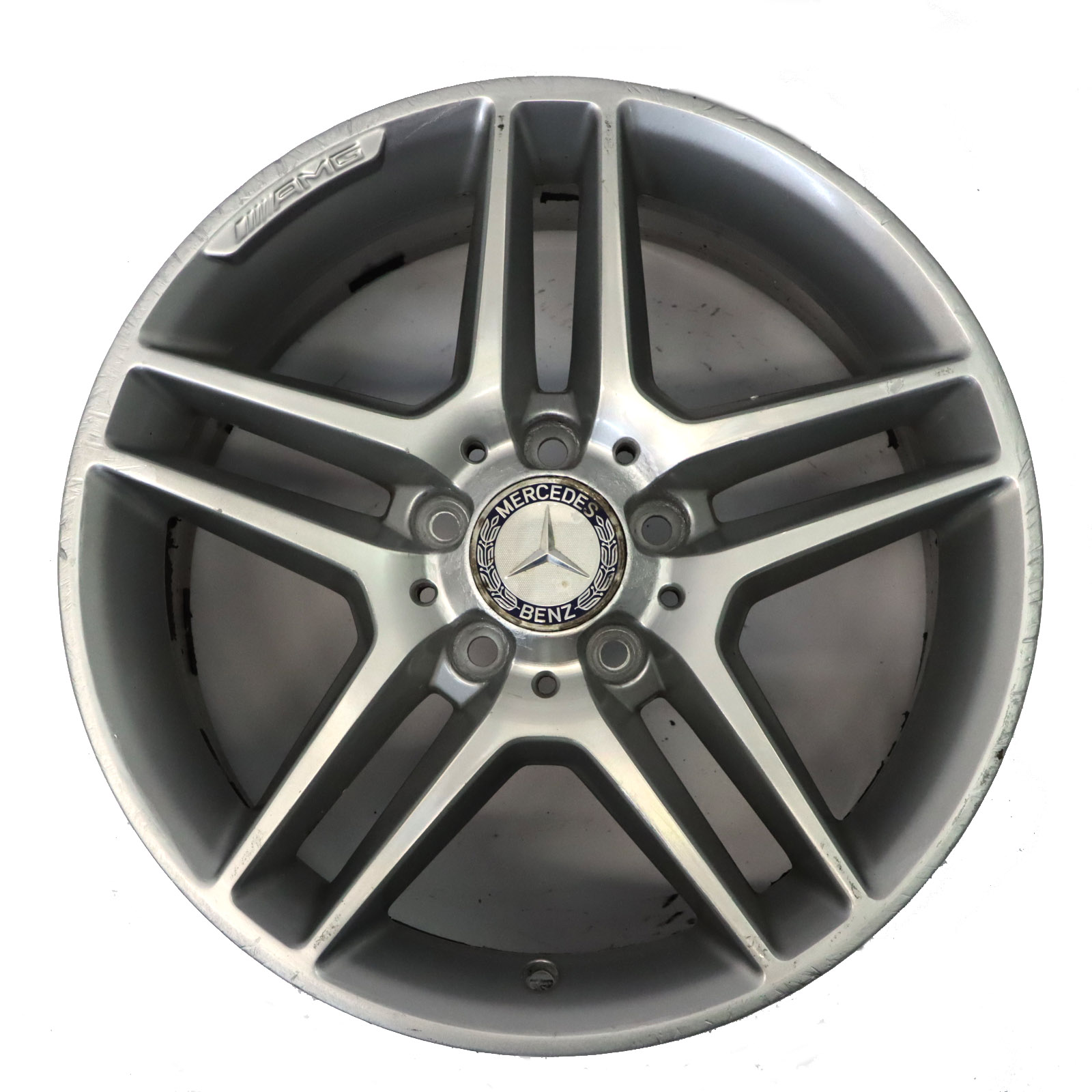 Mercedes W204 AMG Silver Alloy Wheel Rim 17" ET:47 7,5J A2044019602