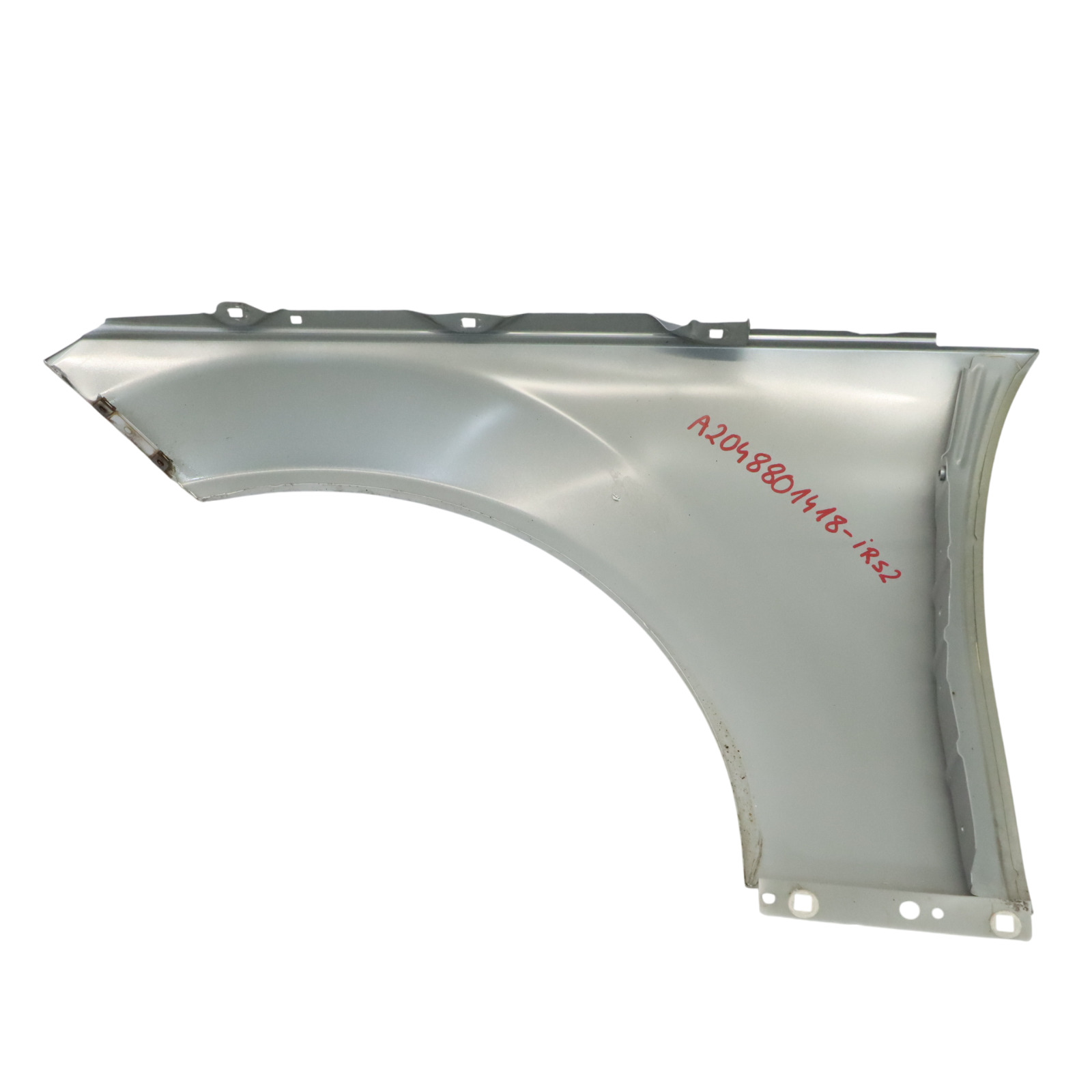 Mercedes W204 Side Wing Panel Front Right O/S Fender Iridium Silver - 775