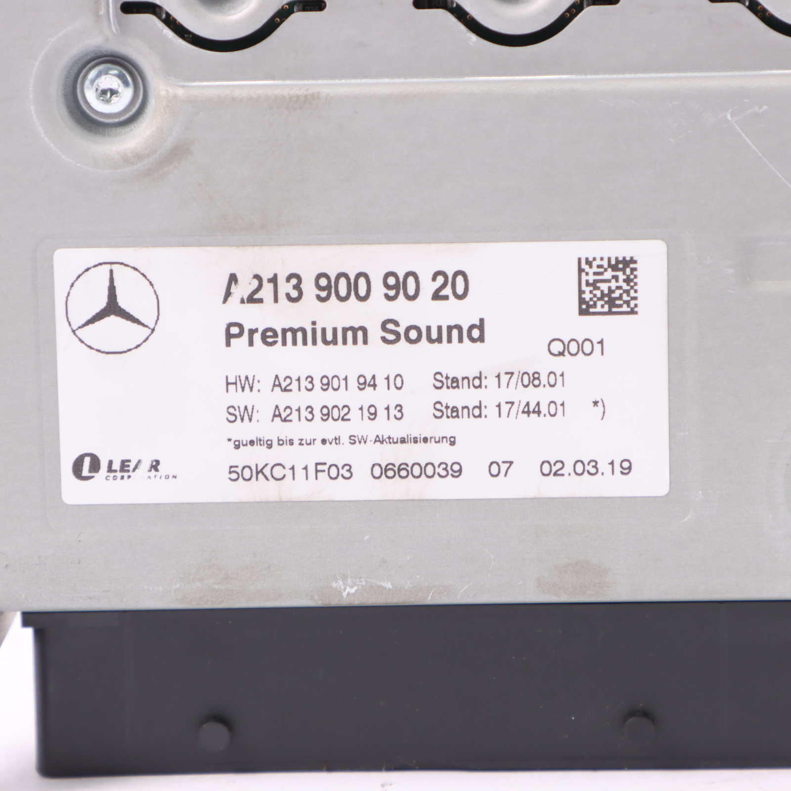 Mercedes A238 Steuergerät Modul Verstärker Premium Sound A2139009020