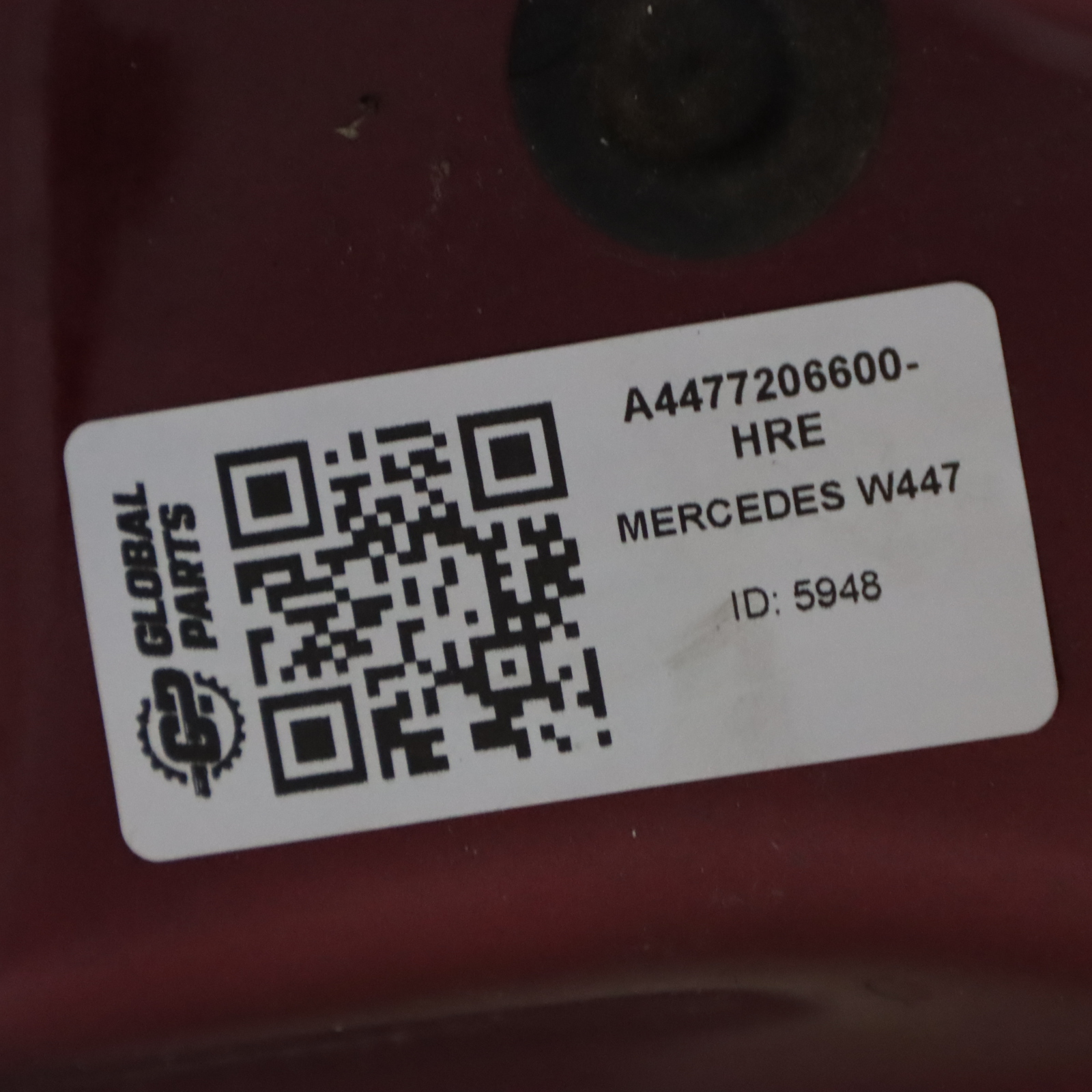 Mercedes Vito W447 Tür vorne links Hyazinth Rot - 334