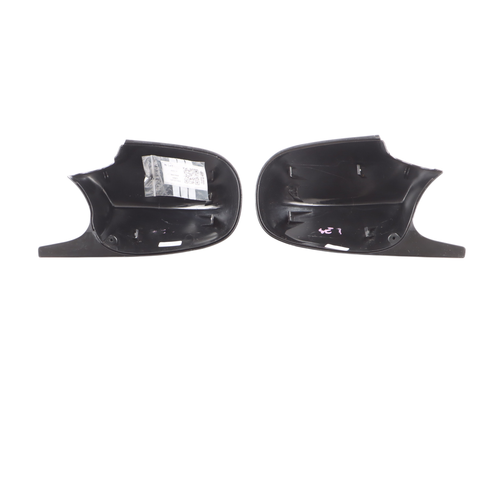 BMW 3 Series E92 LCI Left Right Cover Cap N/O/S Casing Wing Mirror Black Set