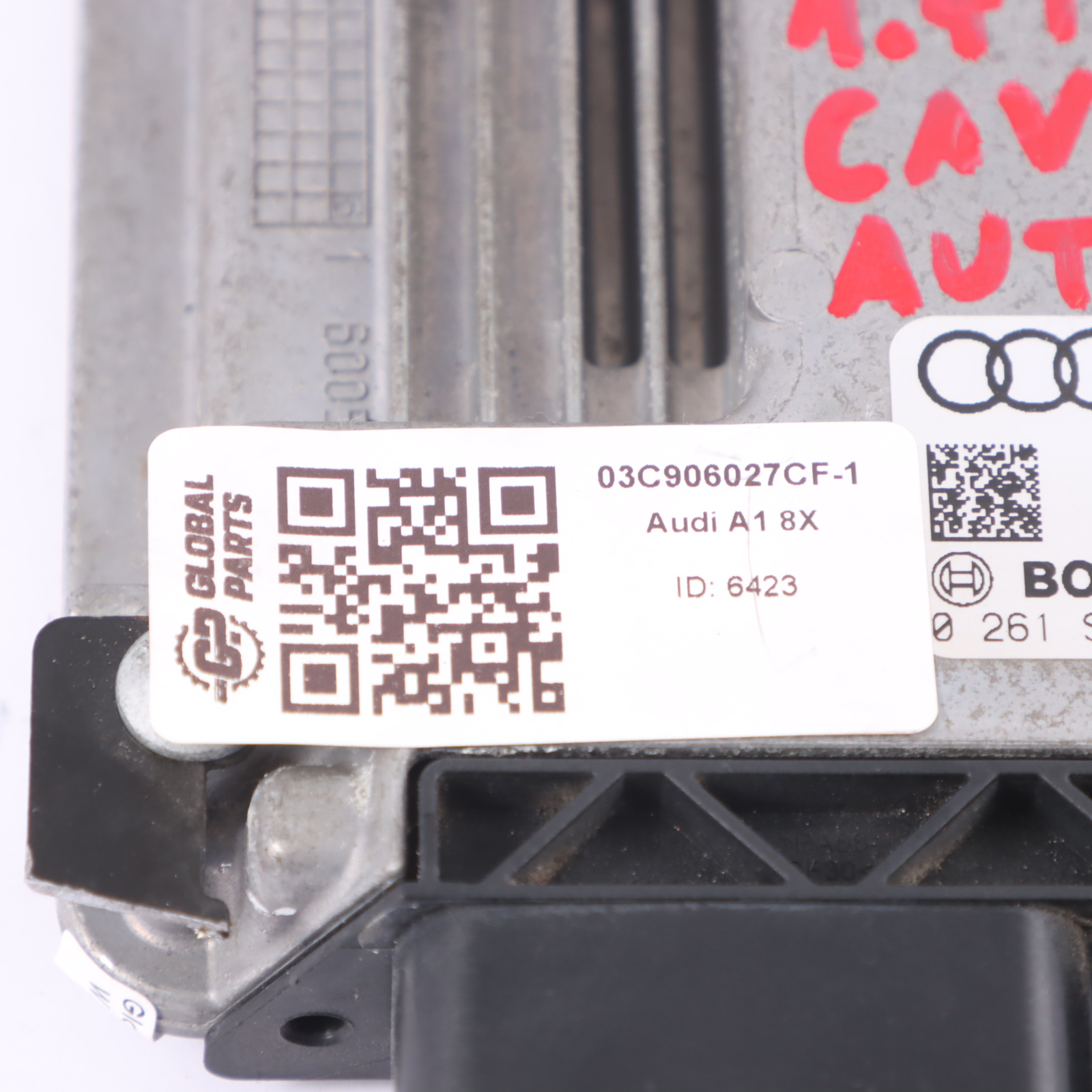 Audi A1 8X 1.4 TFSI CAVG 185HP Benzinmotor ECU Kit Zündschlüssel 03C906027CF