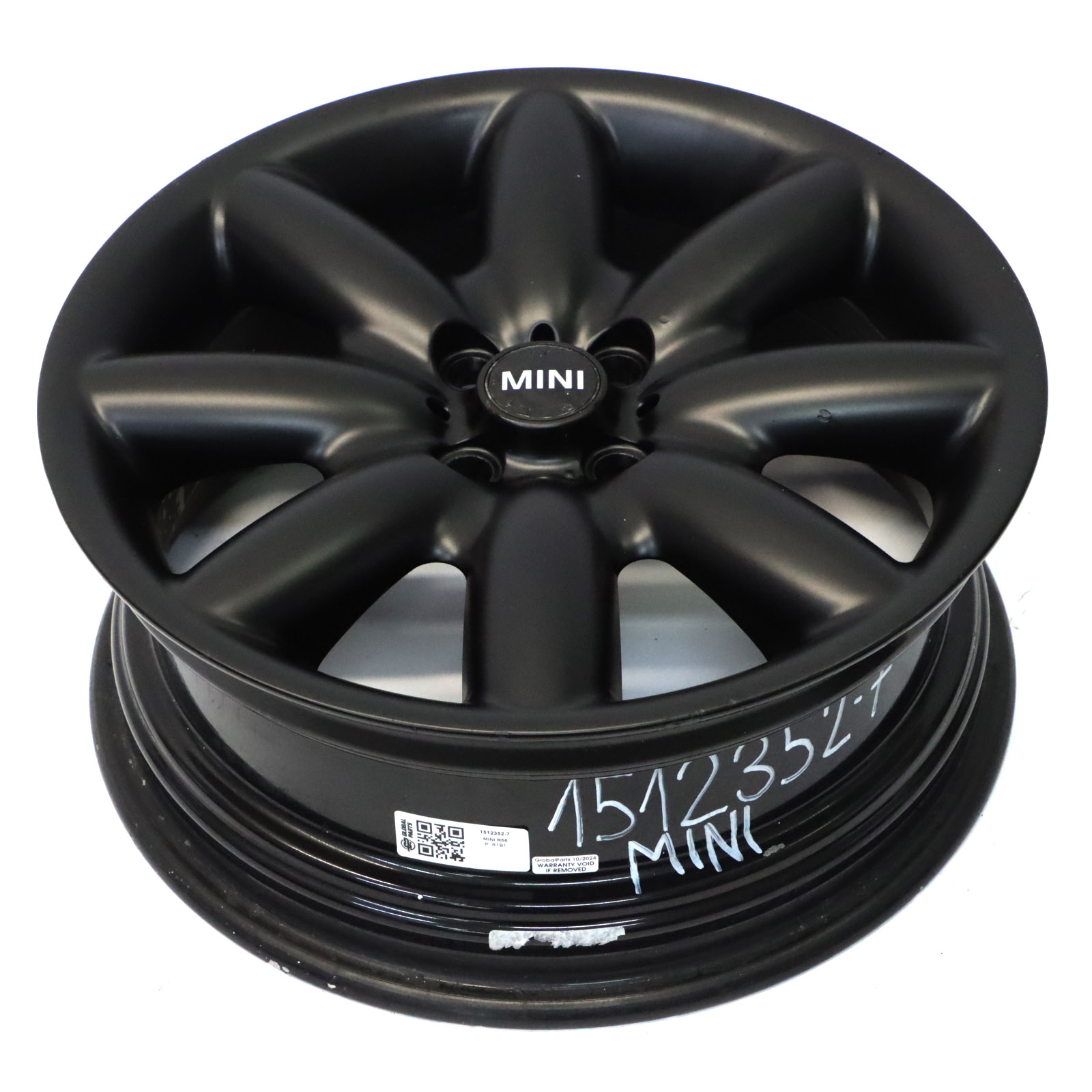 Mini Cooper R50 R53 R55 R56 R57 Black Wheel Alloy Rim 17" ET:48 7J S-Spoke 85