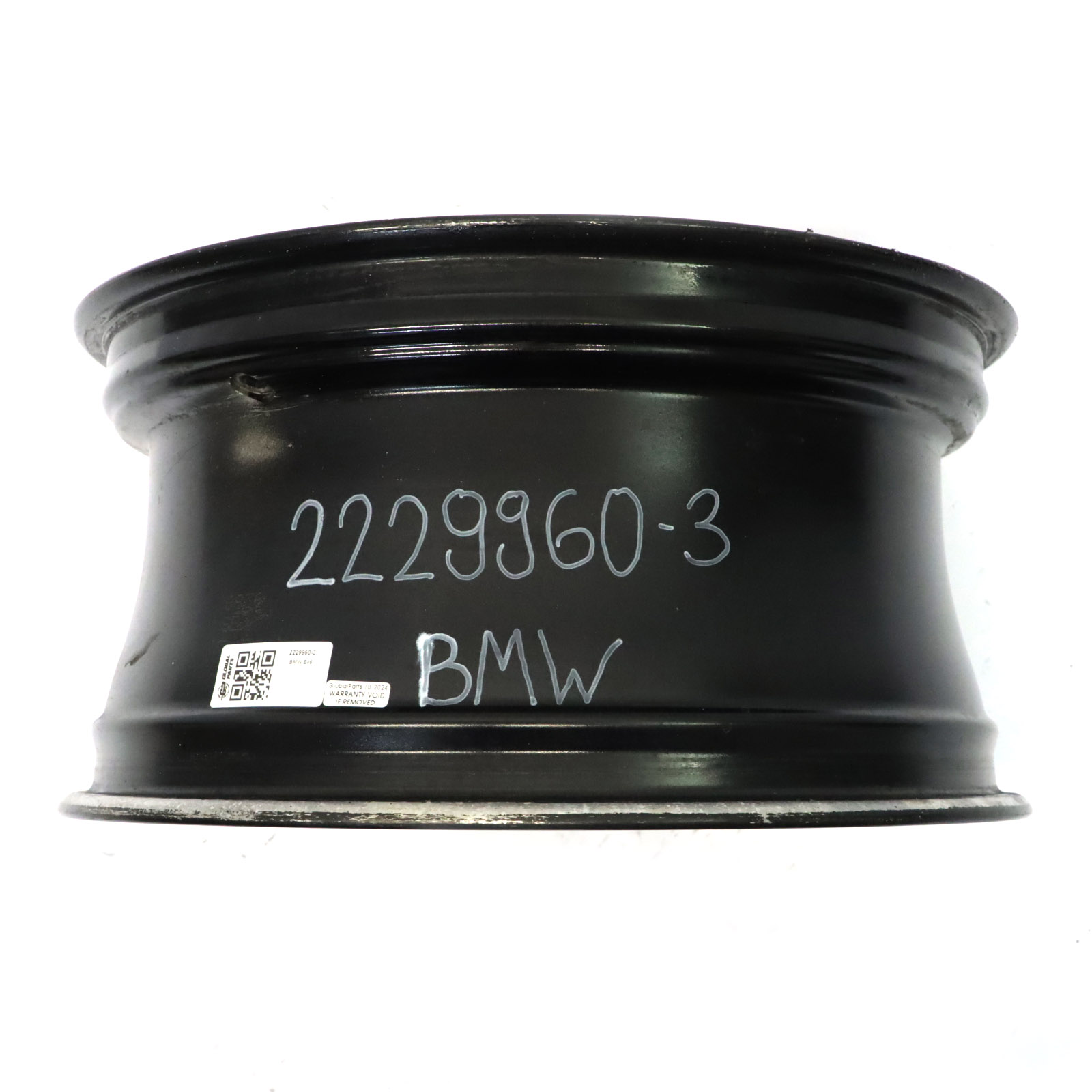 BMW E46 M3 Schwarz Hinter rad felge 18" 9J ET:26 M Doppel speiche 67 2229960