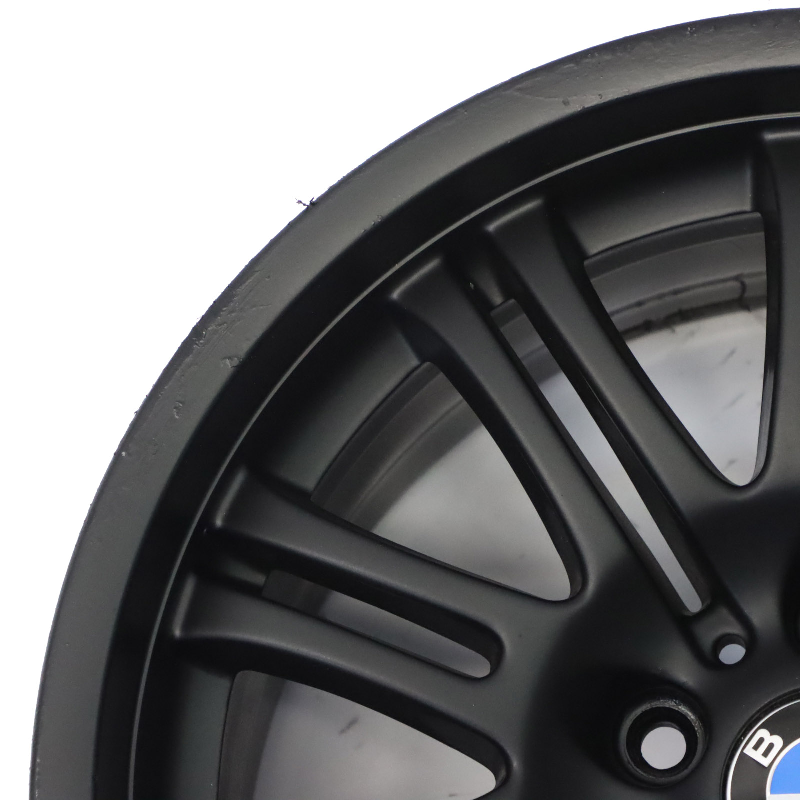 BMW E46 M3 Schwarz Hinter rad felge 18" 9J ET:26 M Doppel speiche 67 2229960