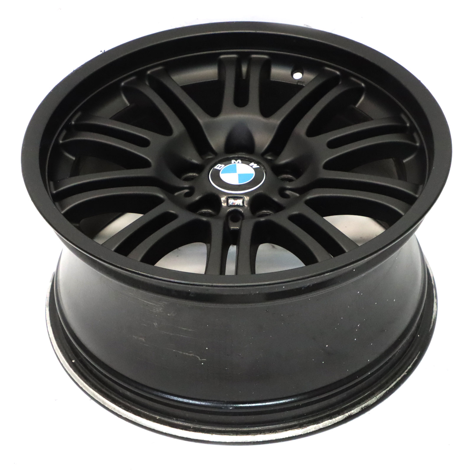 BMW E46 M3 Schwarz Hinter rad felge 18" 9J ET:26 M Doppel speiche 67 2229960