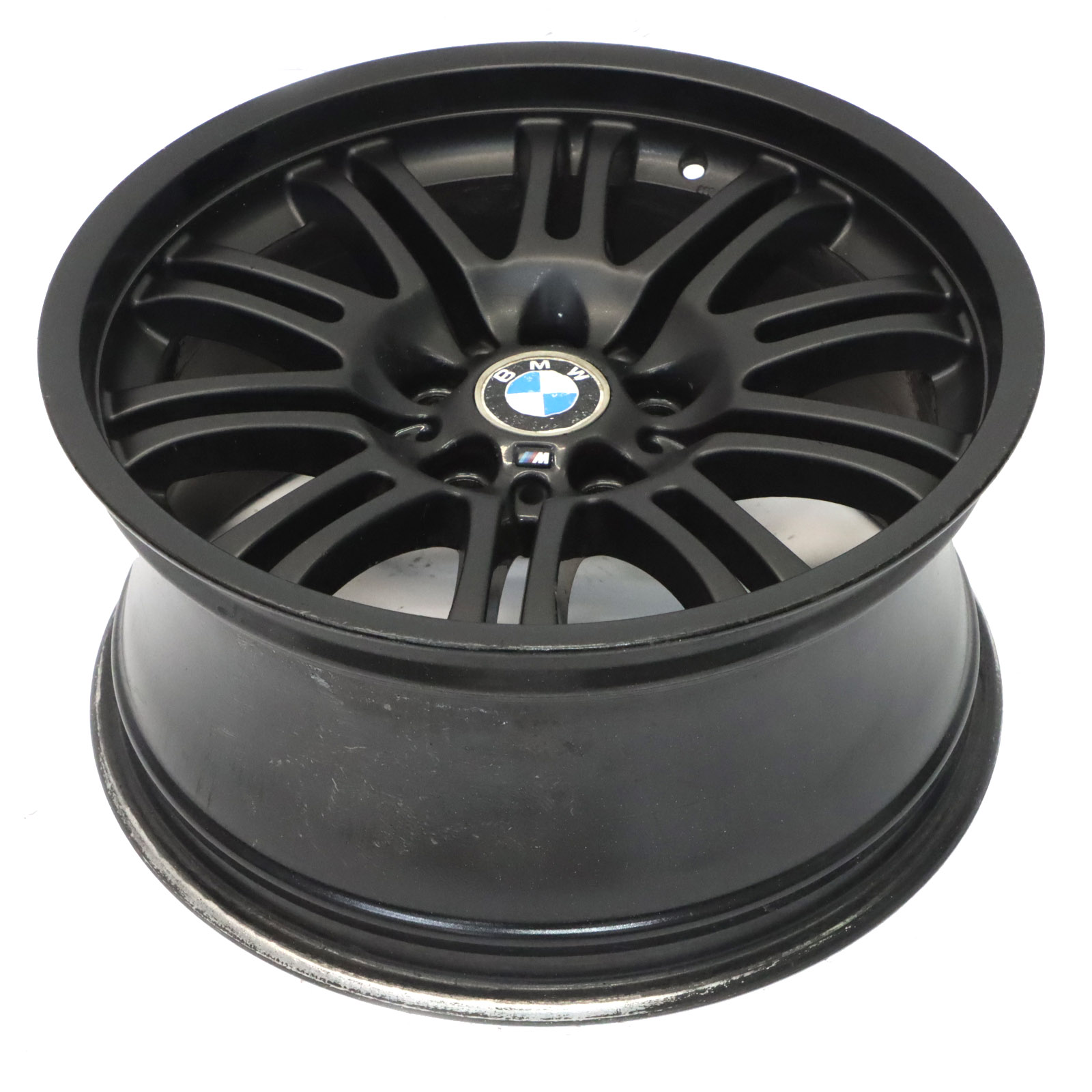 BMW E46 M3 Schwarz Hinter rad felge 18" 9J ET:26 M Doppel speiche 67 2229960