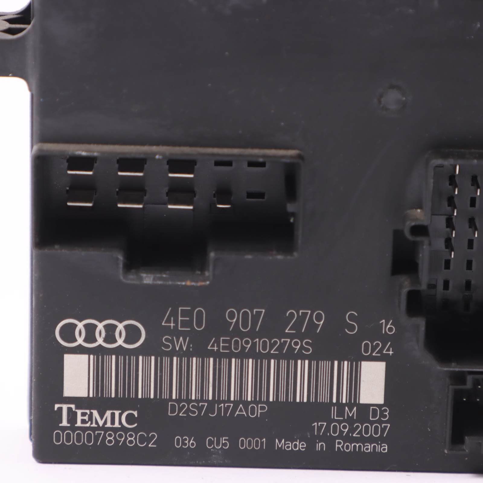 Audi A8 4E S8 D3 Komfort Modul Elektrische Lenksäule Einheit 4E0907279S