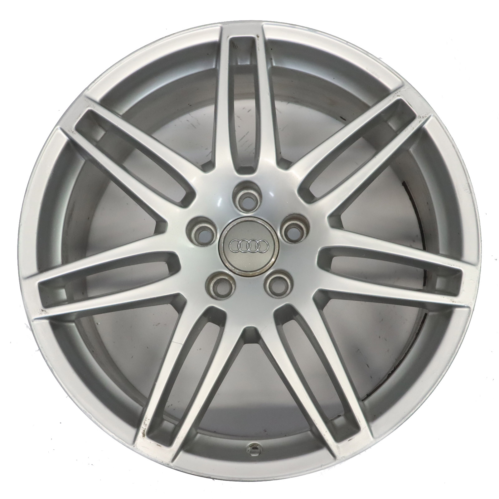 Audi A6 C6 Silberne Alufelge 19" 8,5J ET:48 Doppelspeiche Le Mans 4F0601025BA