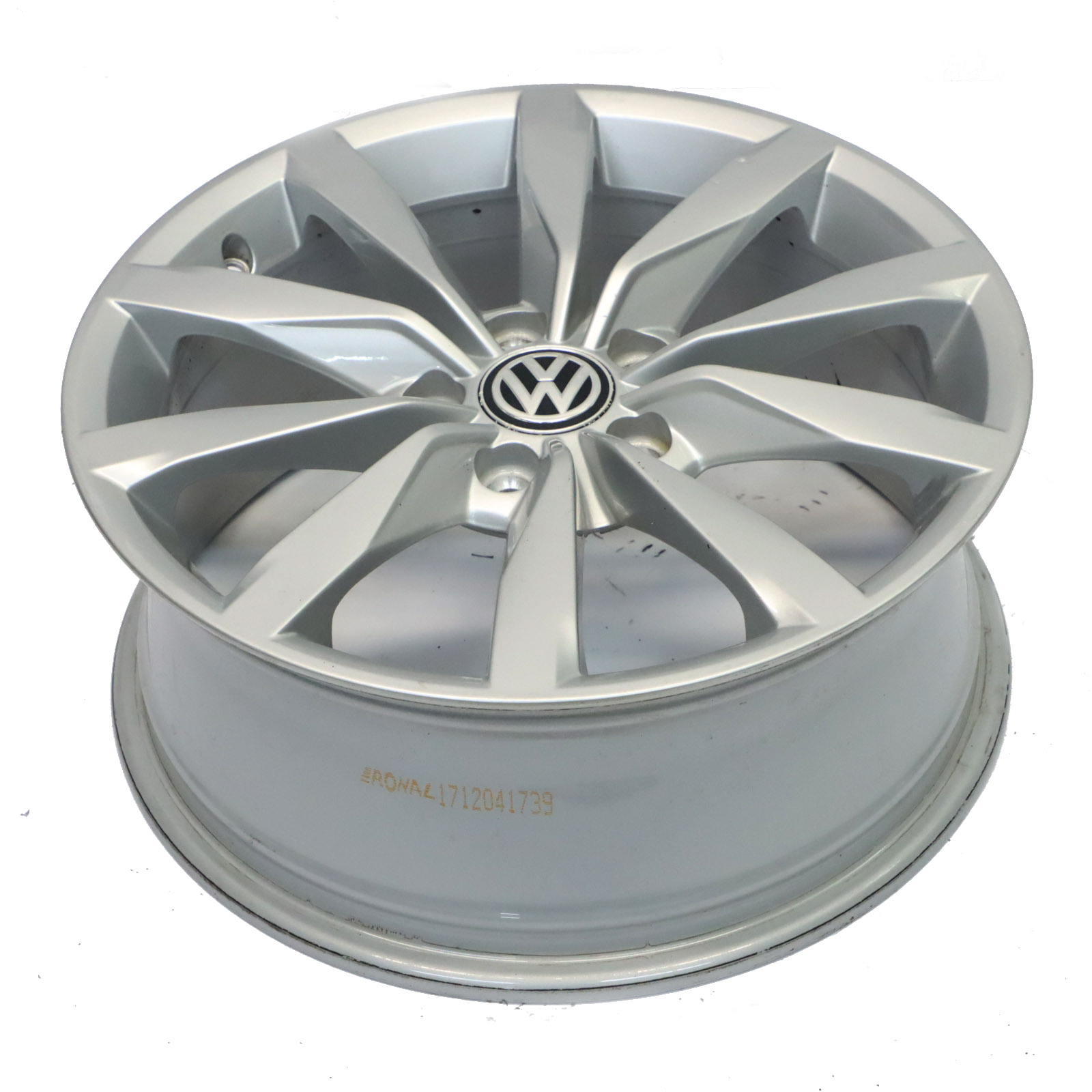 Volkswagen Golf Mk7 Silberne Leichtmetallfelge 17" 7J ET49 5G0601025CH