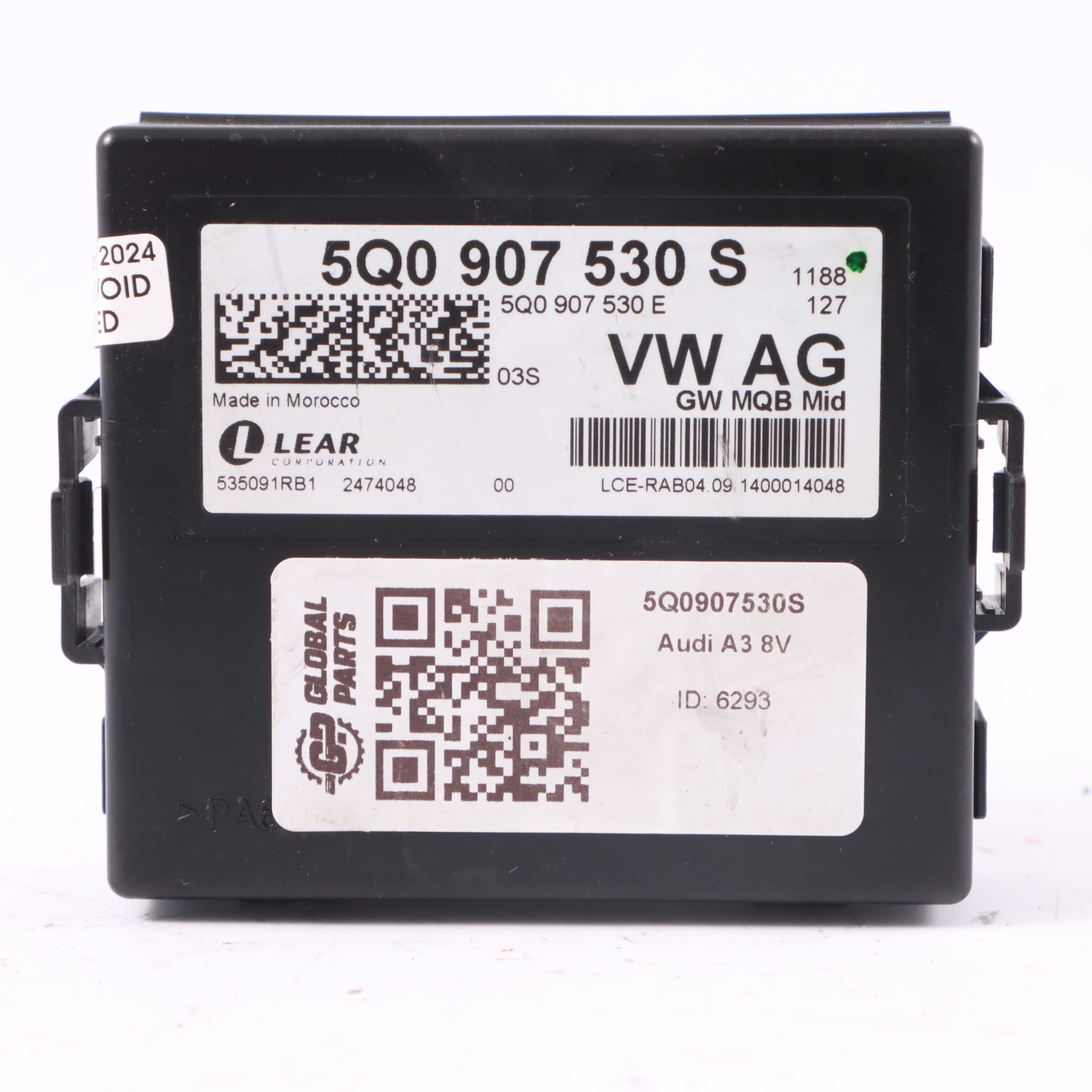 Audi A3 8V Gateway Steuergerät ECU 5Q0907530S